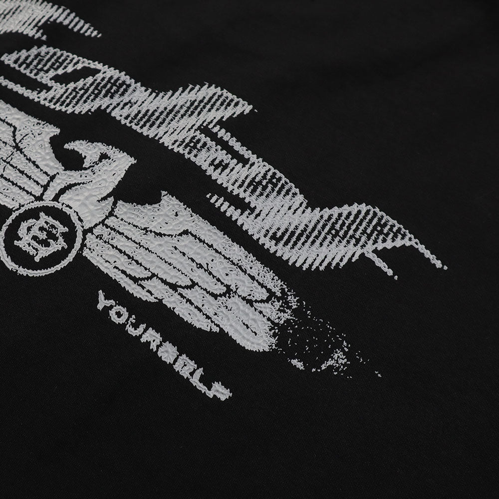 EGLAF | R//W Wings Boxy Tee Black - SWAGANZ