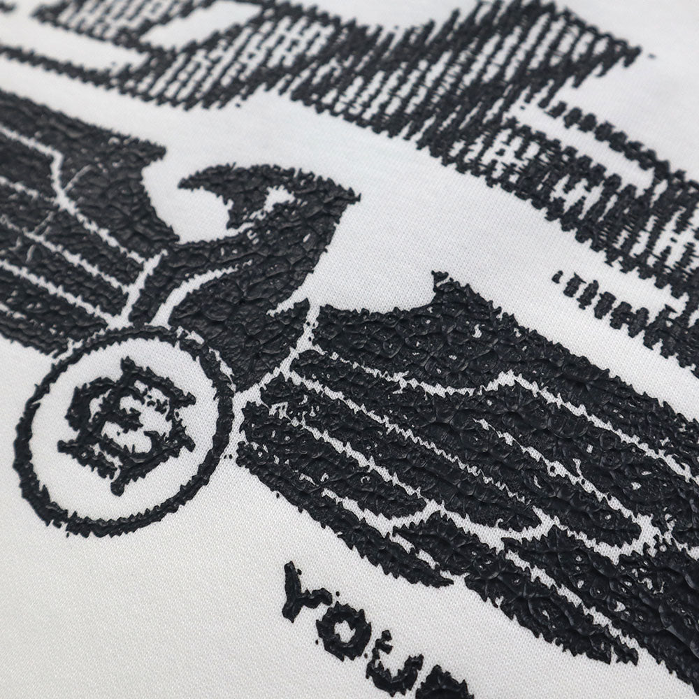 EGLAF | R//W Wings Boxy Tee White - SWAGANZ