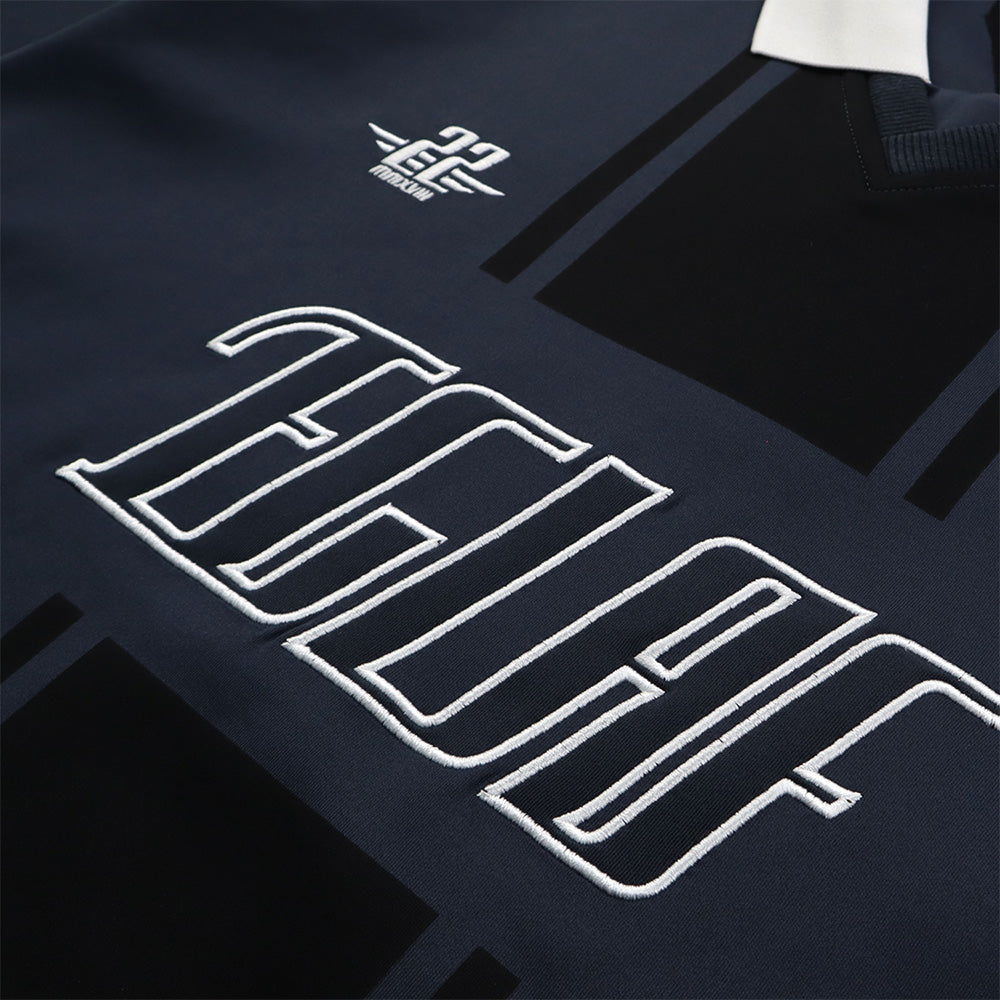 EGLAF | R//W Boxy Jersey Dark Blue - SWAGANZ