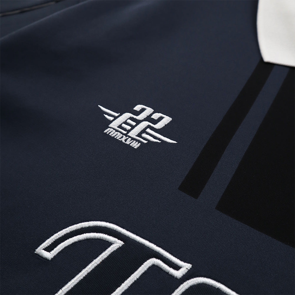 EGLAF | R//W Boxy Jersey Dark Blue - SWAGANZ