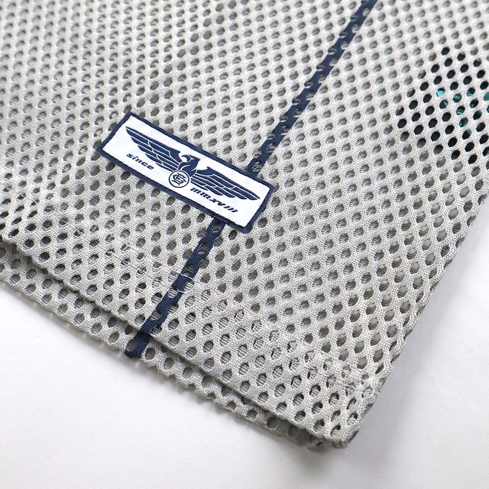 EGLAF | R//W Mesh Boxy Tee Light Grey
