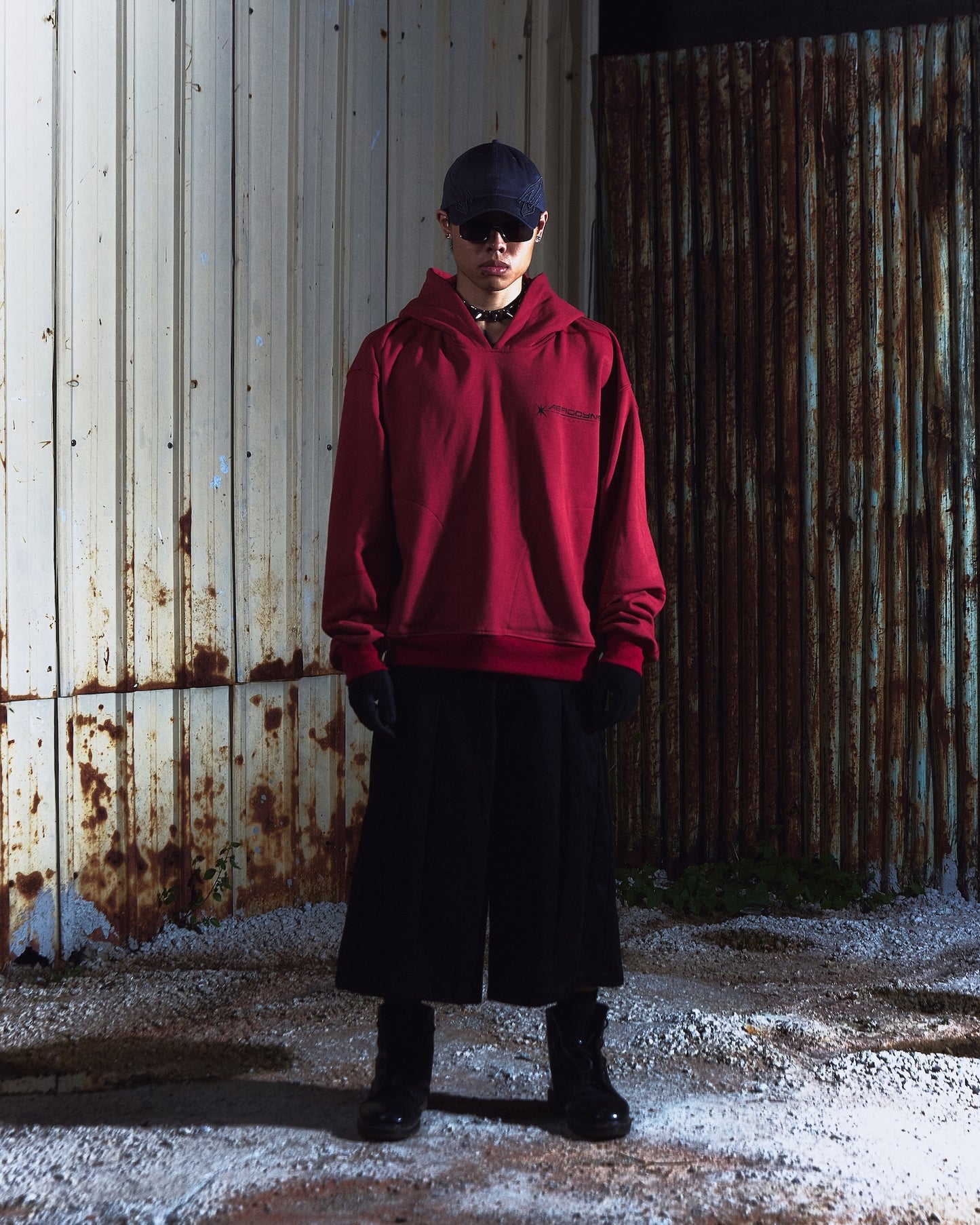 SOCIETY | Aerodyne Int Hoodie Red