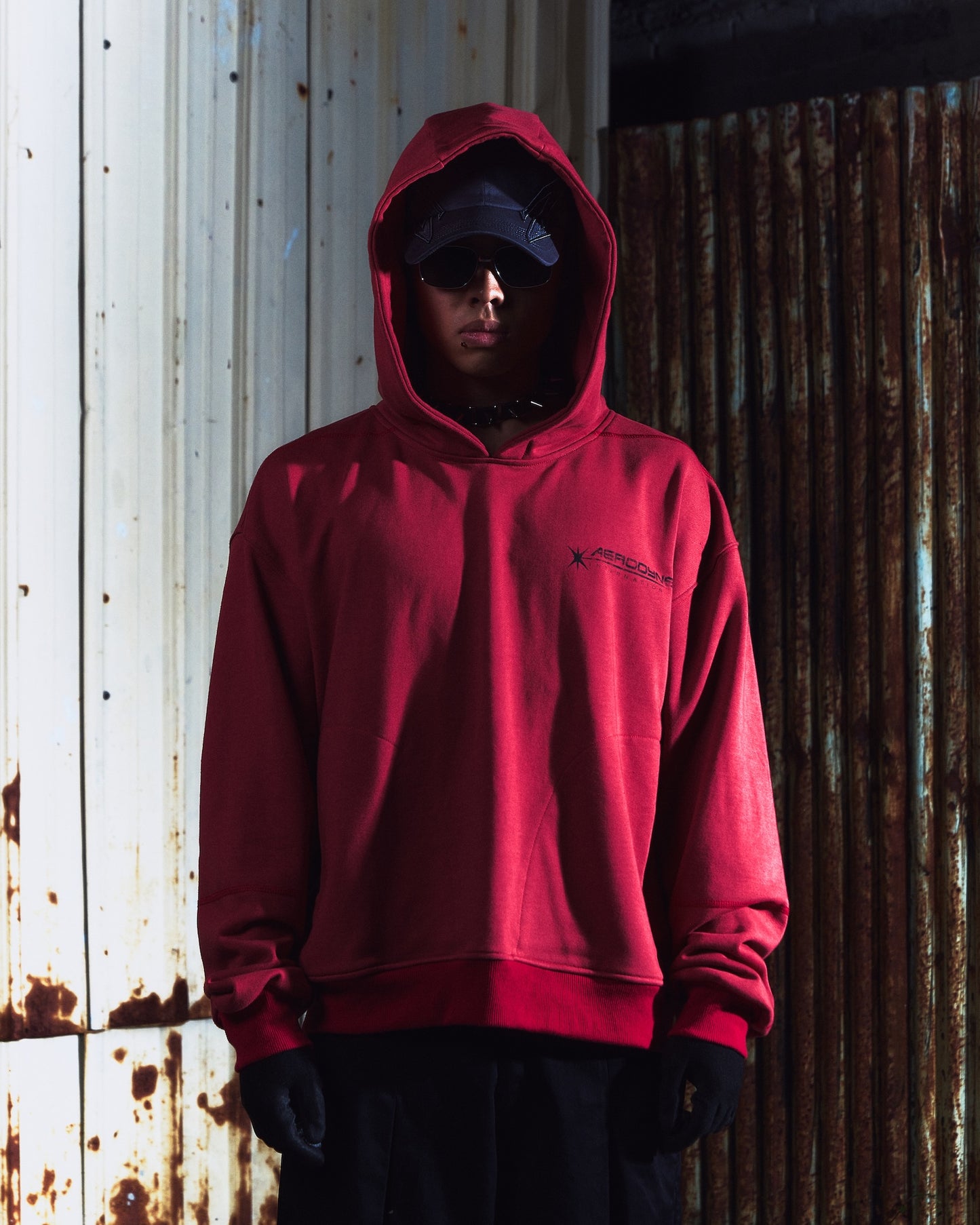 SOCIETY | Aerodyne Int Hoodie Red