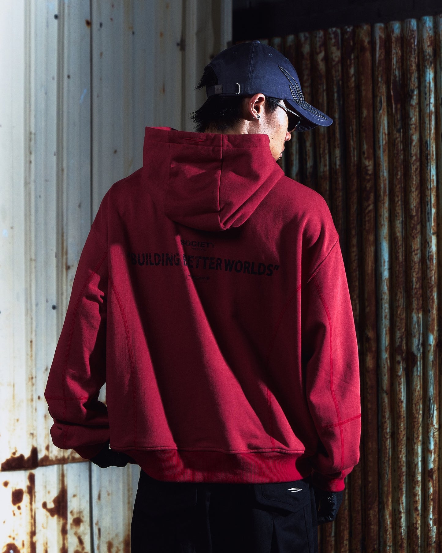 SOCIETY | Aerodyne Int Hoodie Red