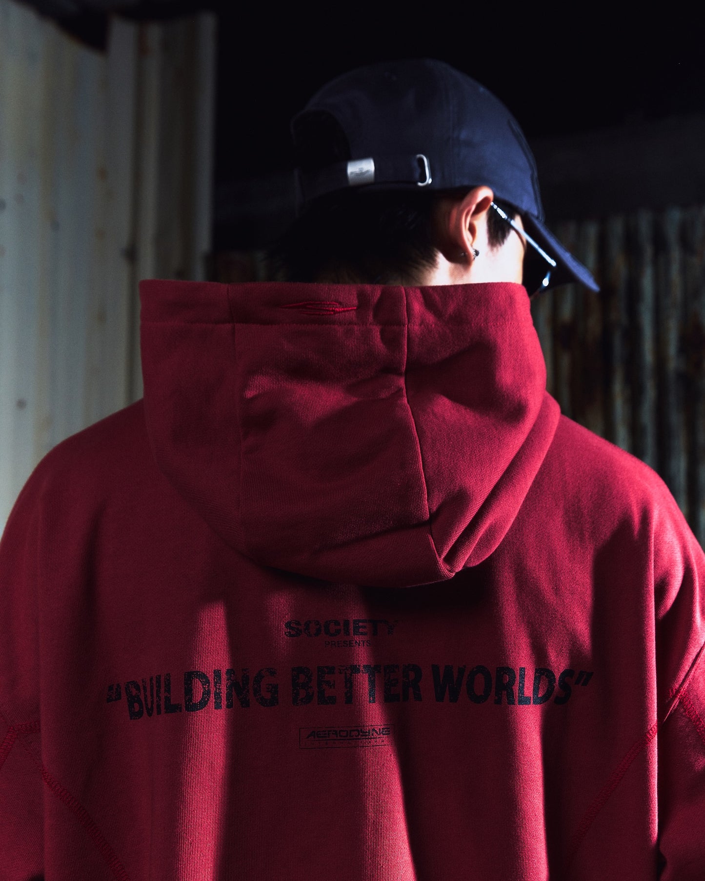 SOCIETY | Aerodyne Int Hoodie Red