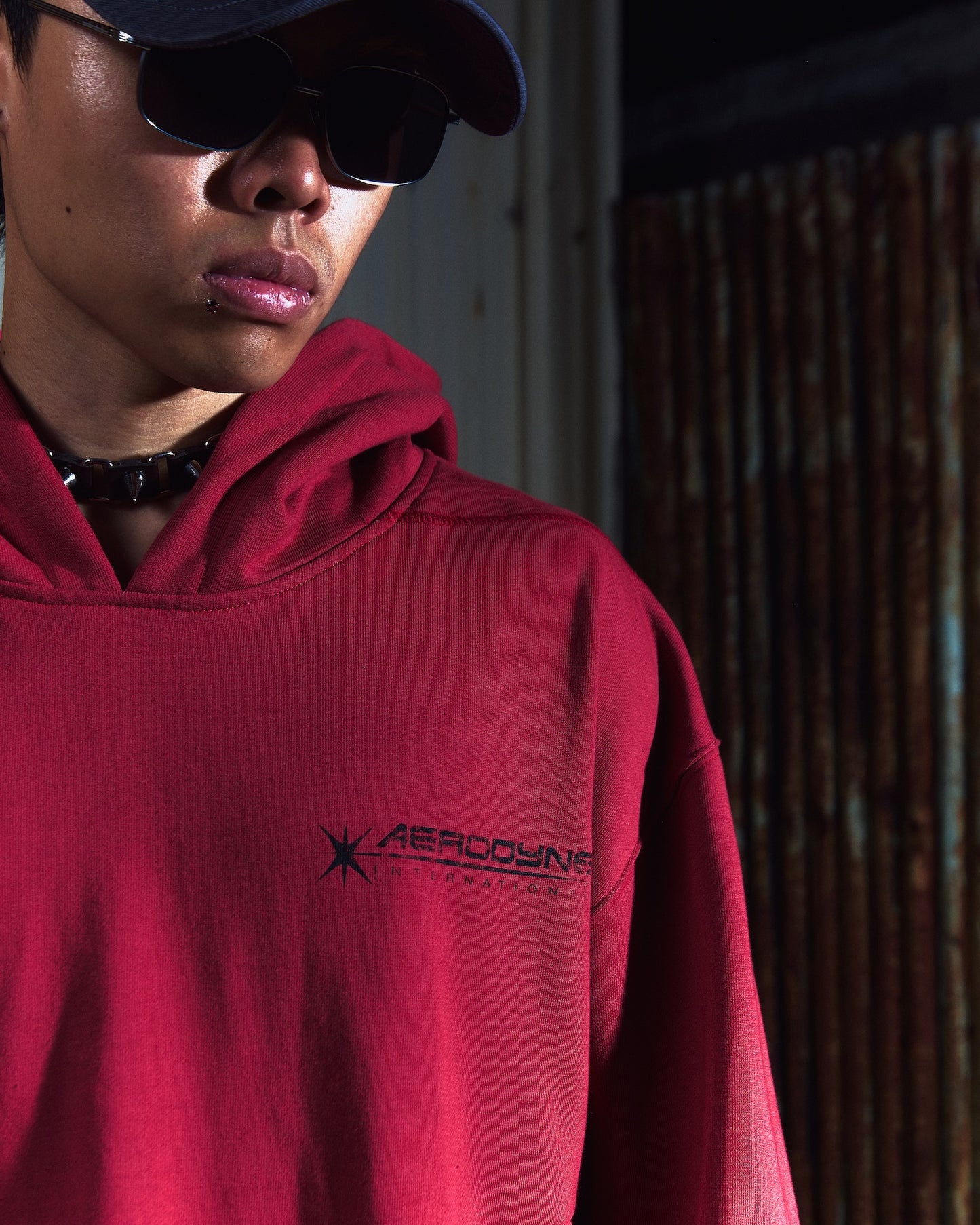 SOCIETY | Aerodyne Int Hoodie Red