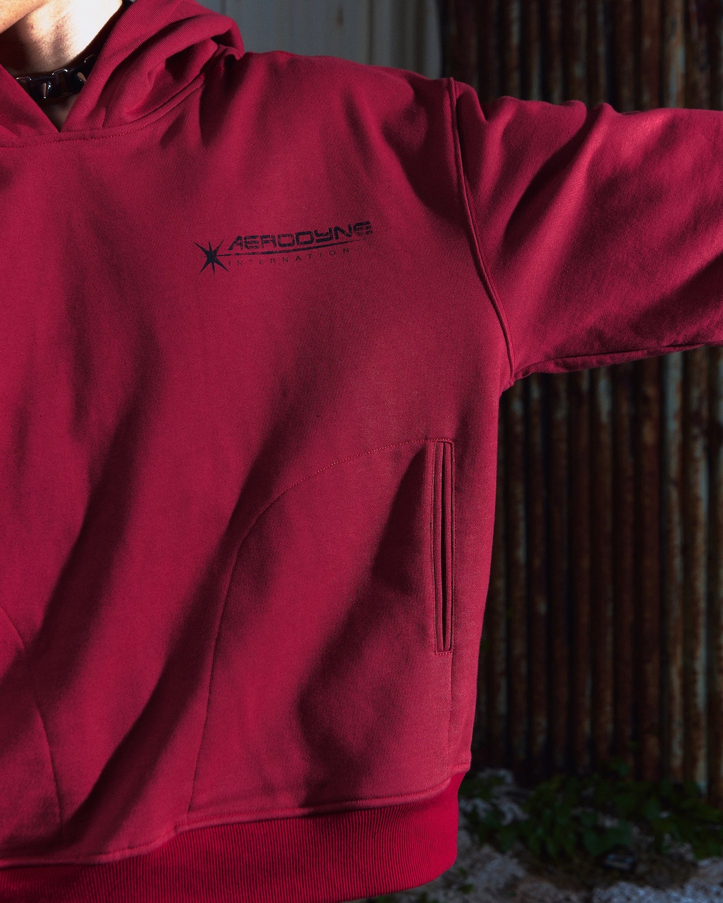 SOCIETY | Aerodyne Int Hoodie Red