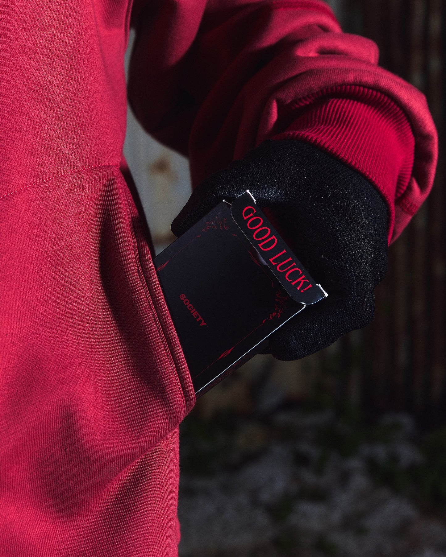 SOCIETY | Aerodyne Int Hoodie Red