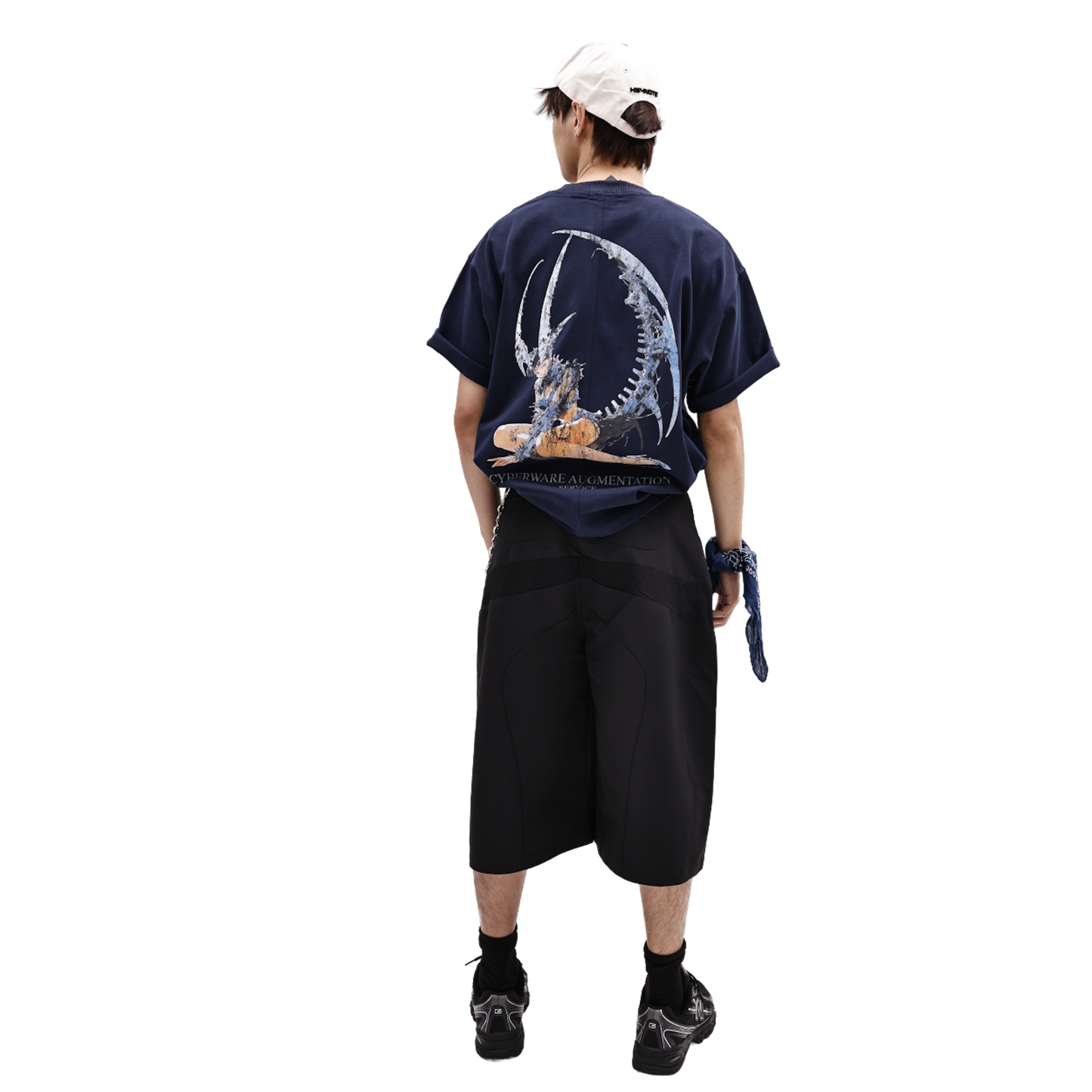SOCIETY | CAS Retro Cyberpunk Back Print Tee