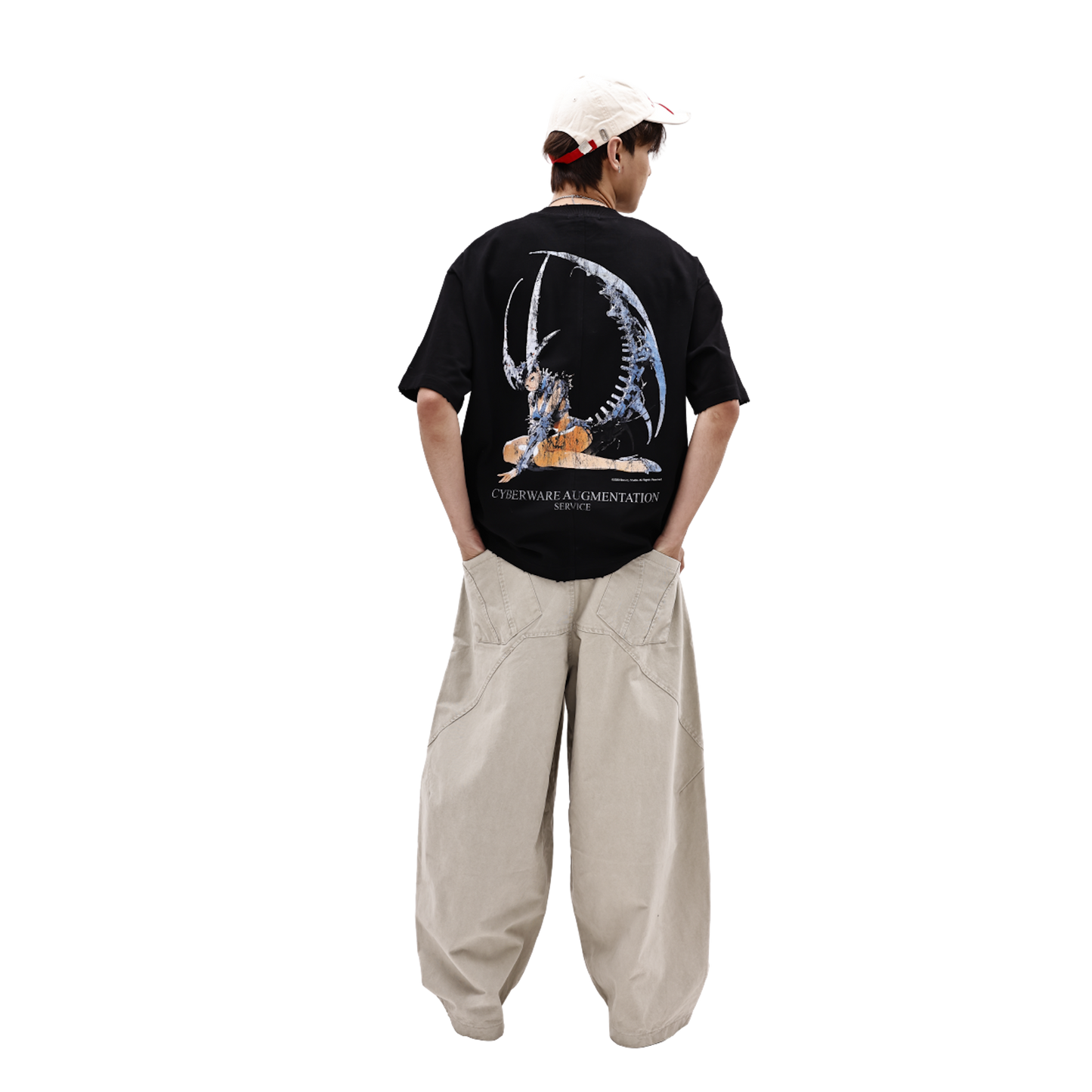 SOCIETY | CAS Retro Cyberpunk Back Print Tee