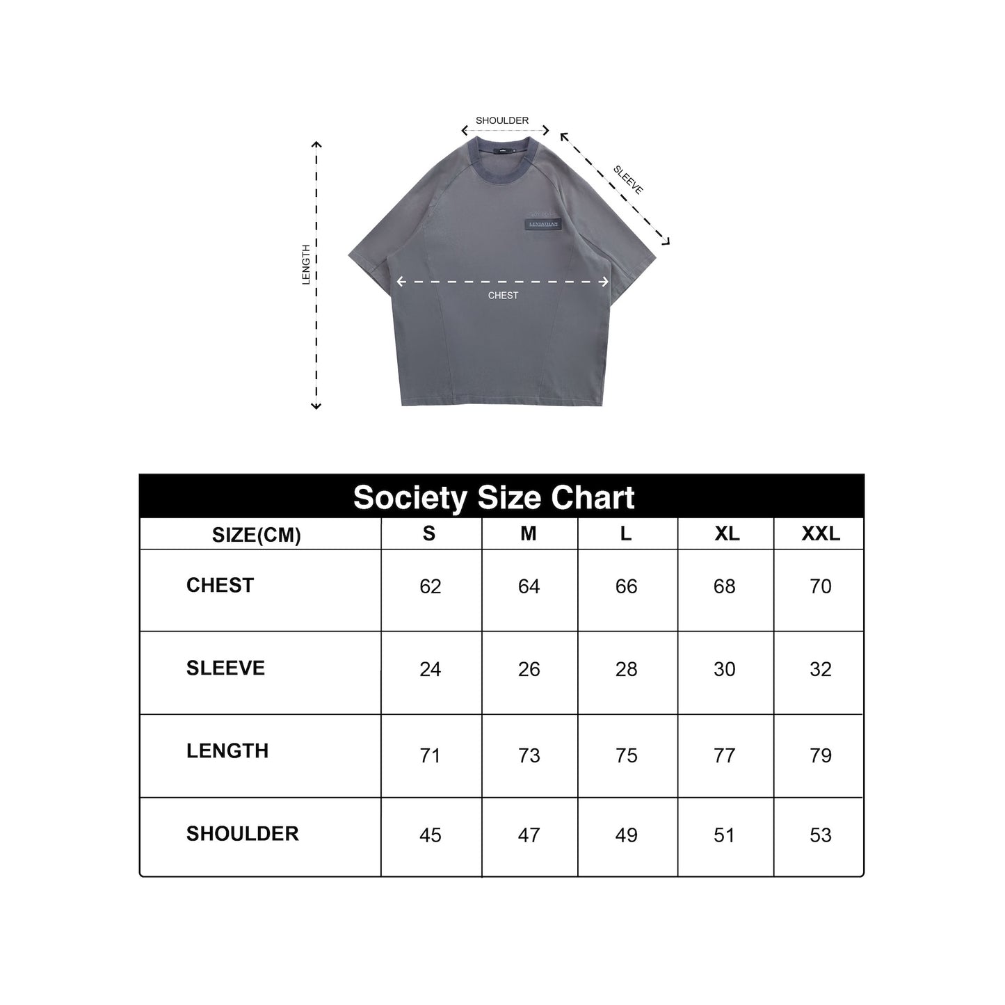 Society | Titus Navigator Boxy Tee Pebble Grey
