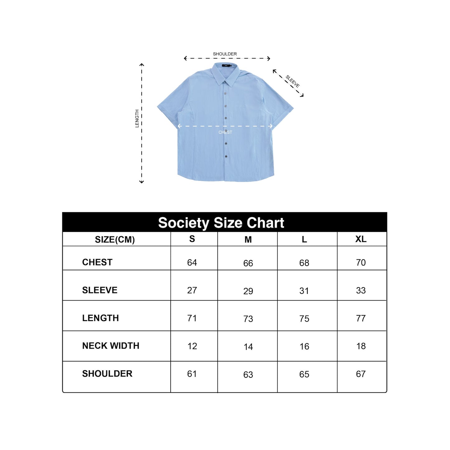 Society ｜ Titus Analyst Shirt Blue