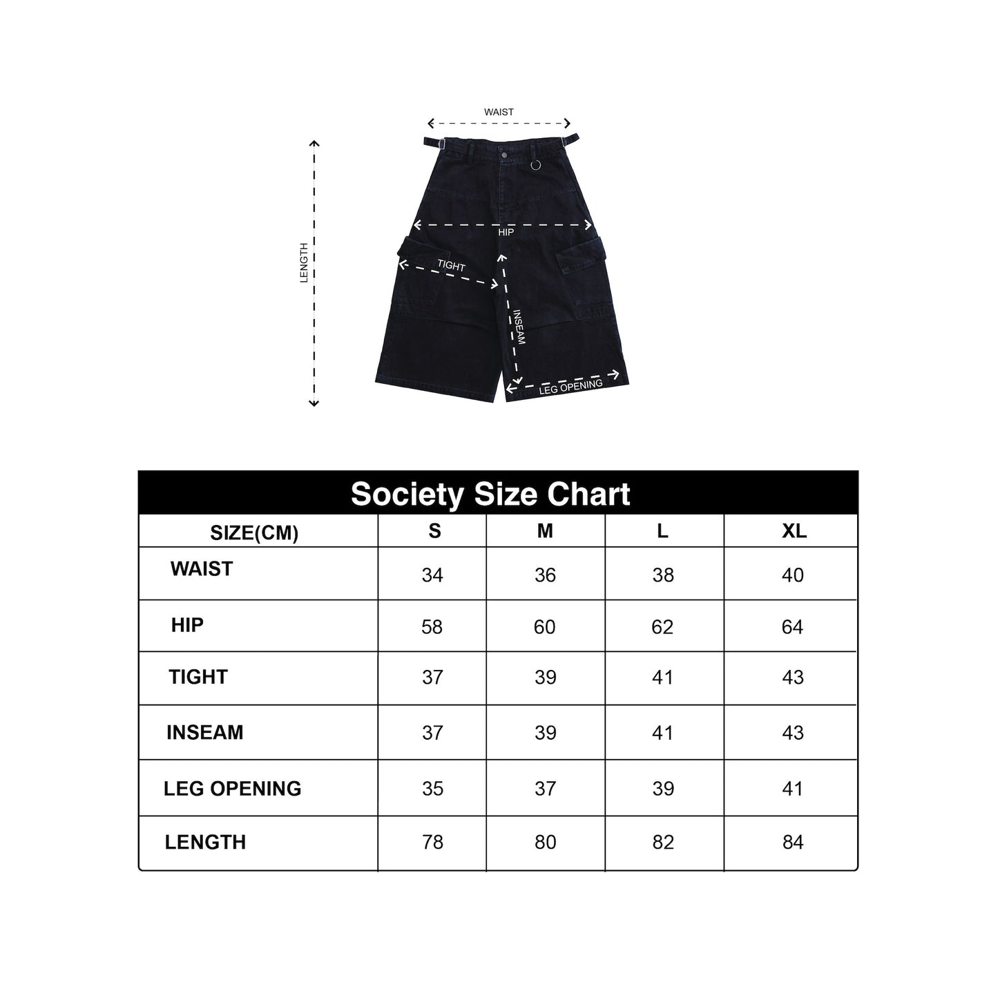Society | Titus Subdeck Utility Short Black