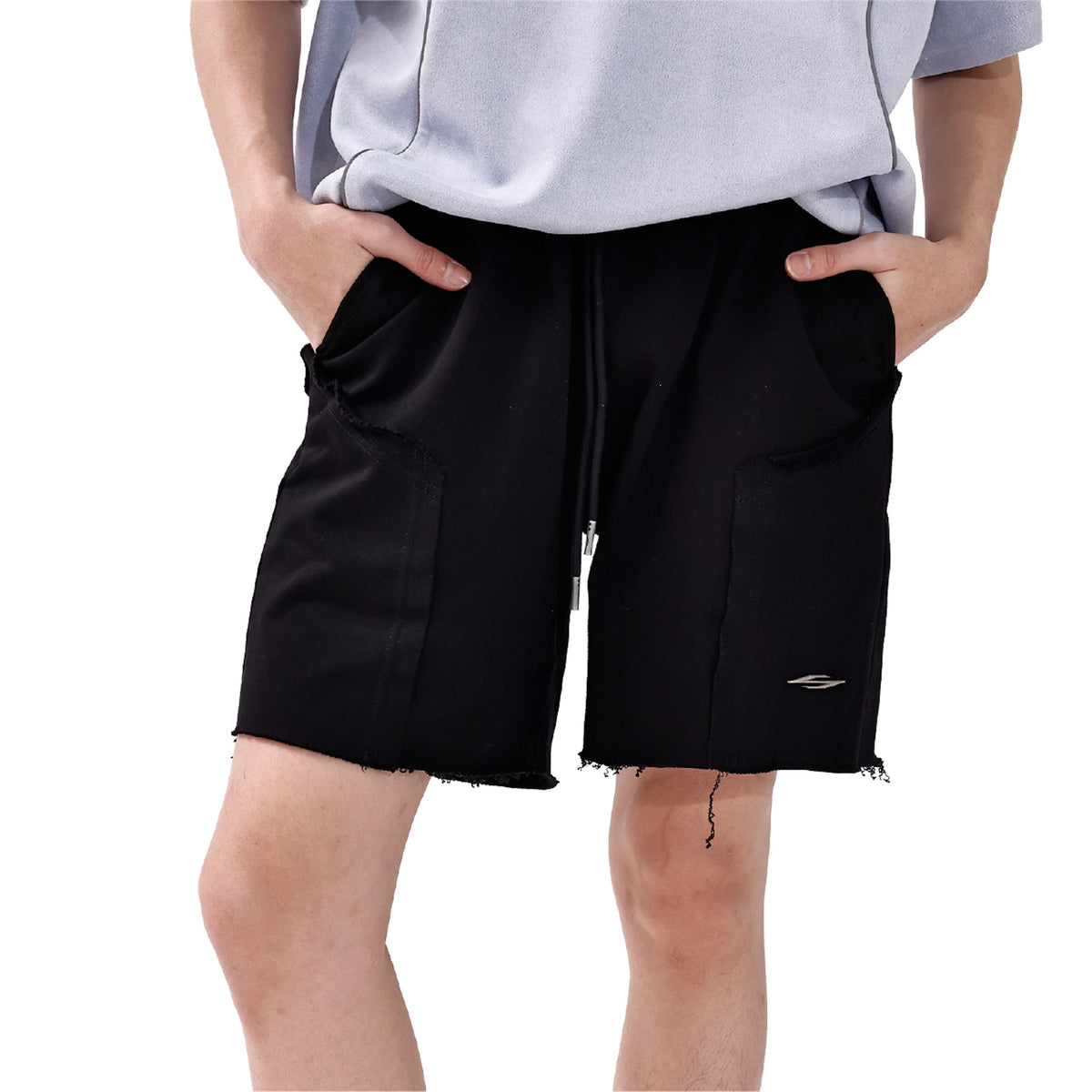 SOCIETY | Form 010 Offset Shorts Black - SWAGANZ