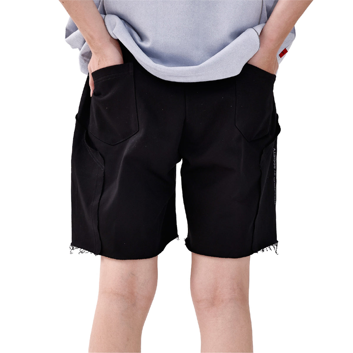 SOCIETY | Form 010 Offset Shorts Black - SWAGANZ