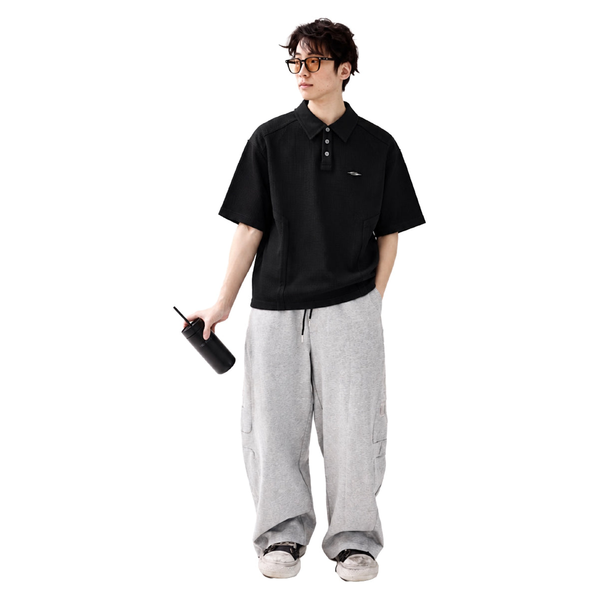 SOCIETY | Form 010 Frame Polo Black - SWAGANZ