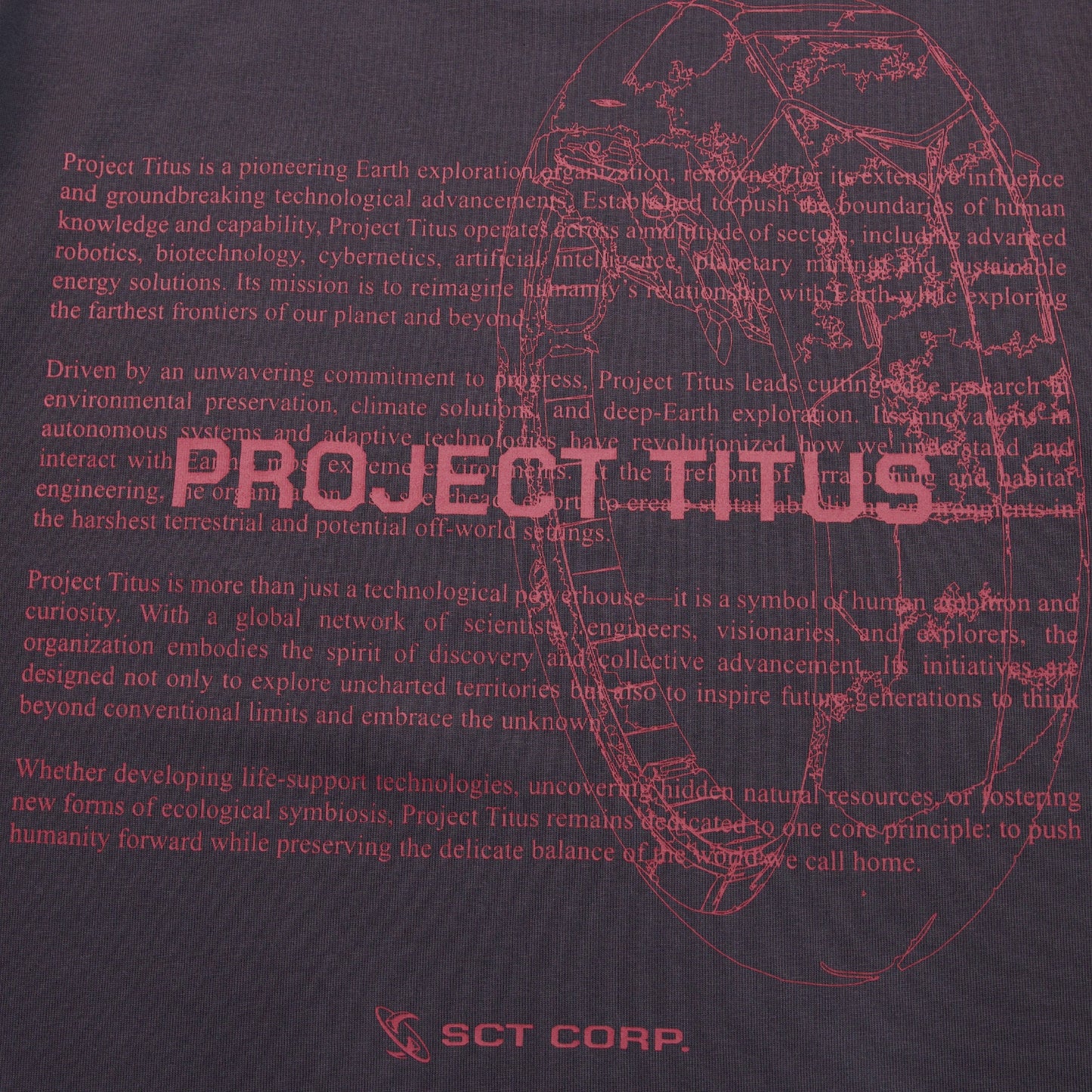 Society | Titus Merch Tee Black