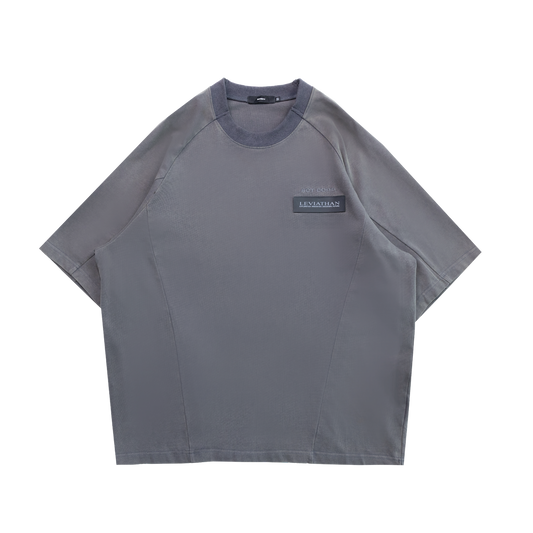 Society | Titus Navigator Boxy Tee Pebble Grey