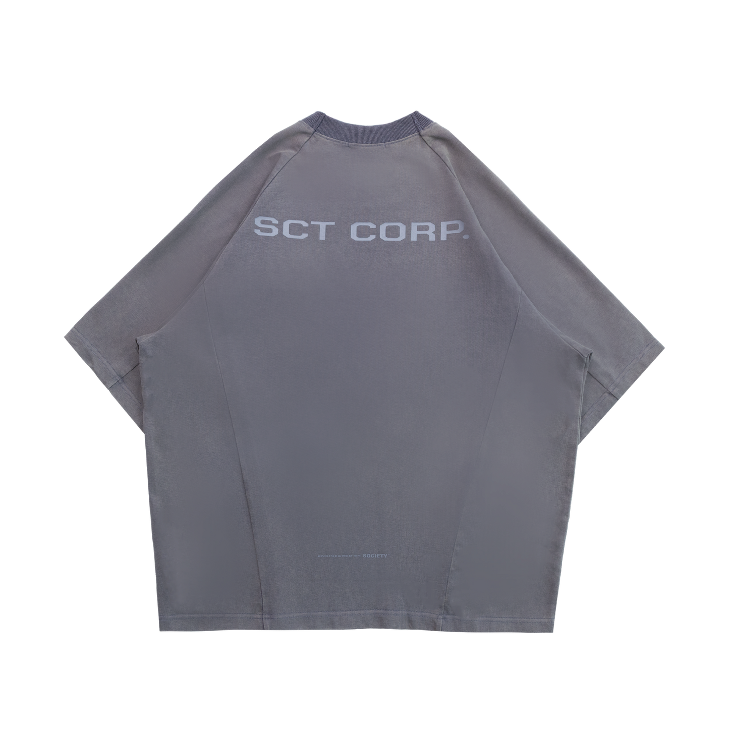 Society | Titus Navigator Boxy Tee Pebble Grey