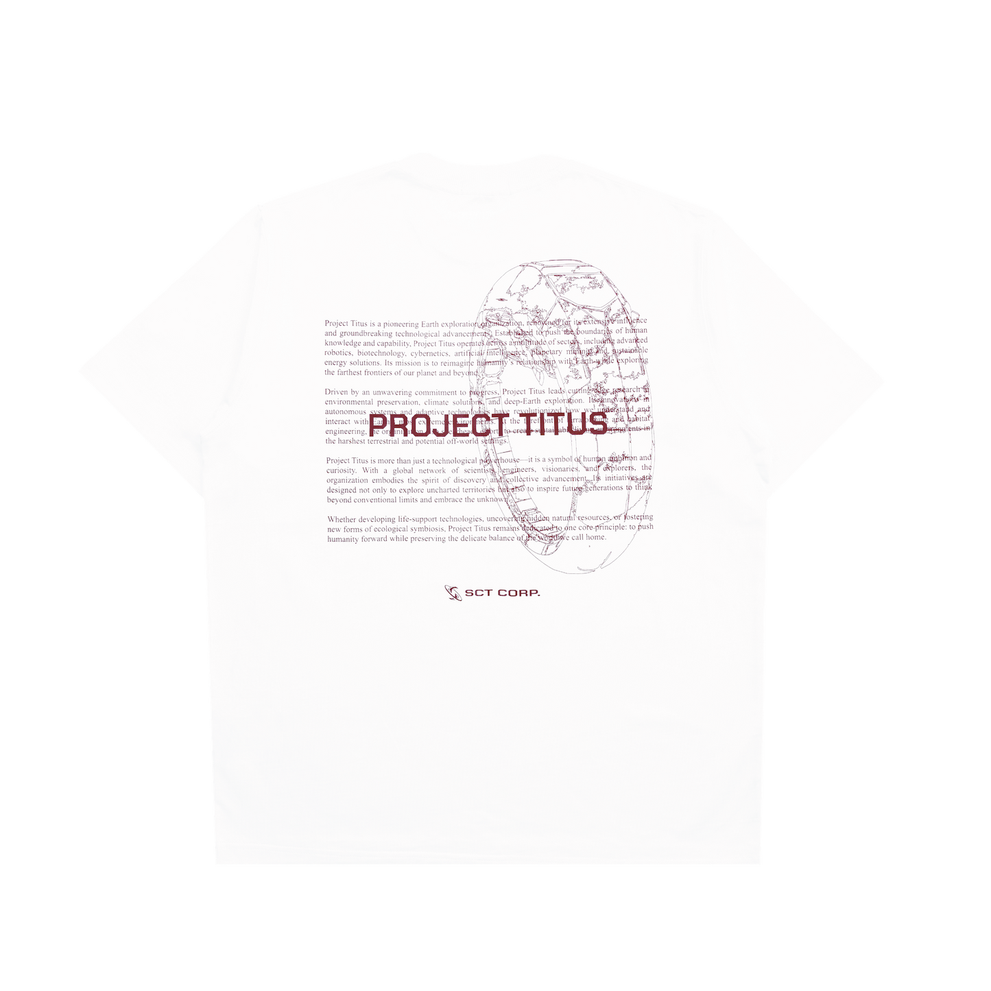 Society | Titus Merch Tee White