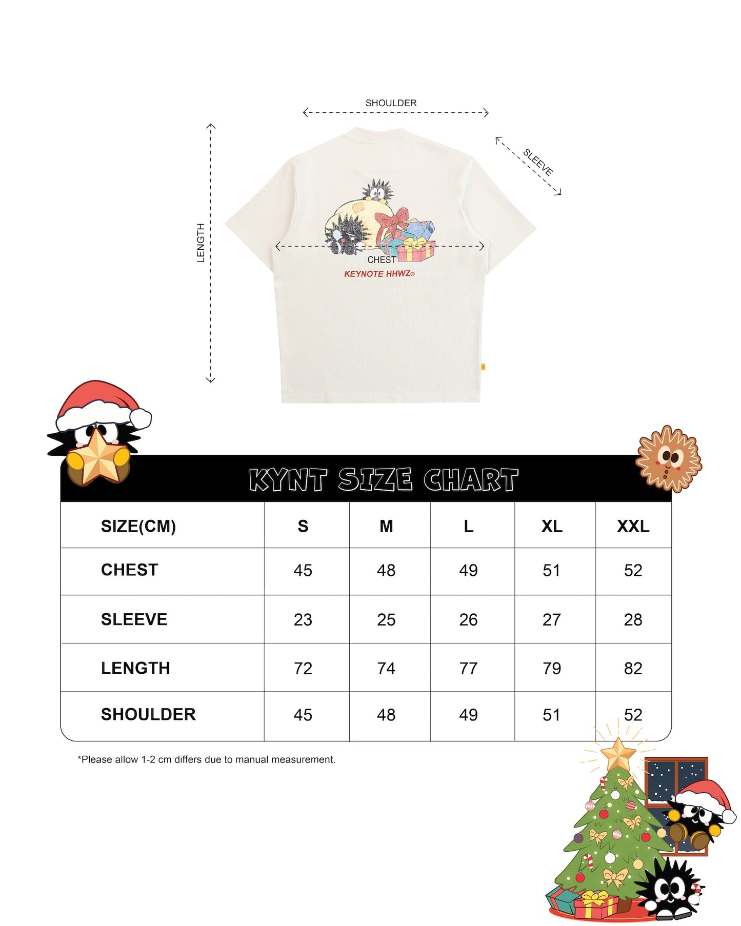 KEYNOTE | Cozy Patchwork Tee Beige