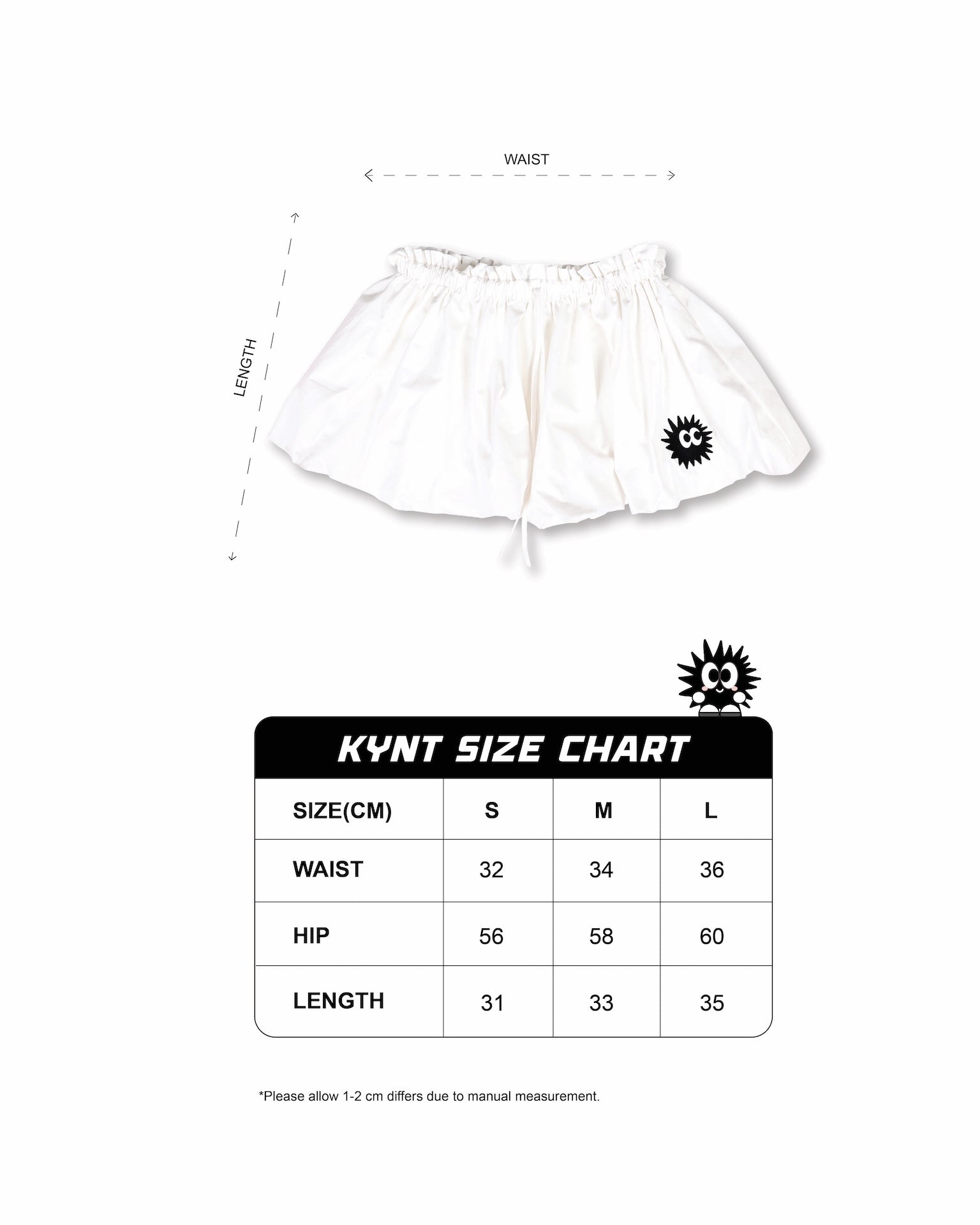 KEYNOTE | Nimbus Skirt White - SWAGANZ