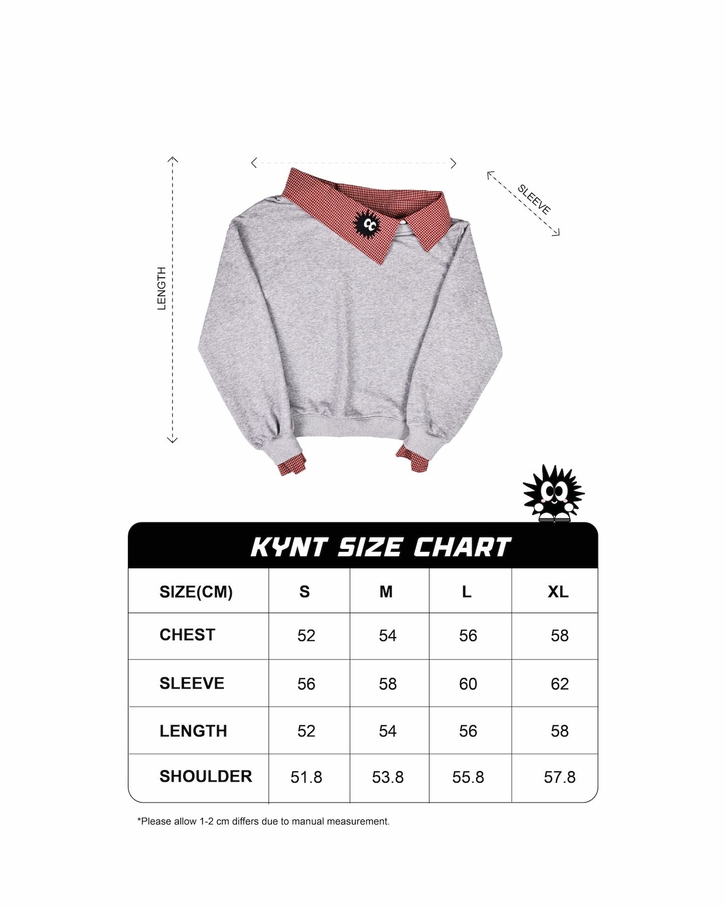 KEYNOTE | Convertible Zip Polo Tee Grey / Red - SWAGANZ