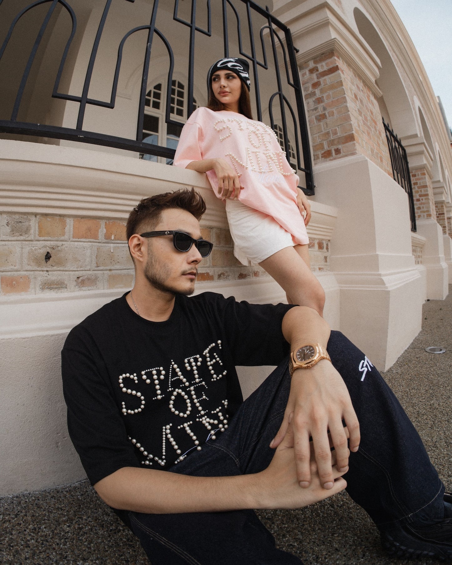 STONED | State Of Mind Tee Pink - SWAGANZ