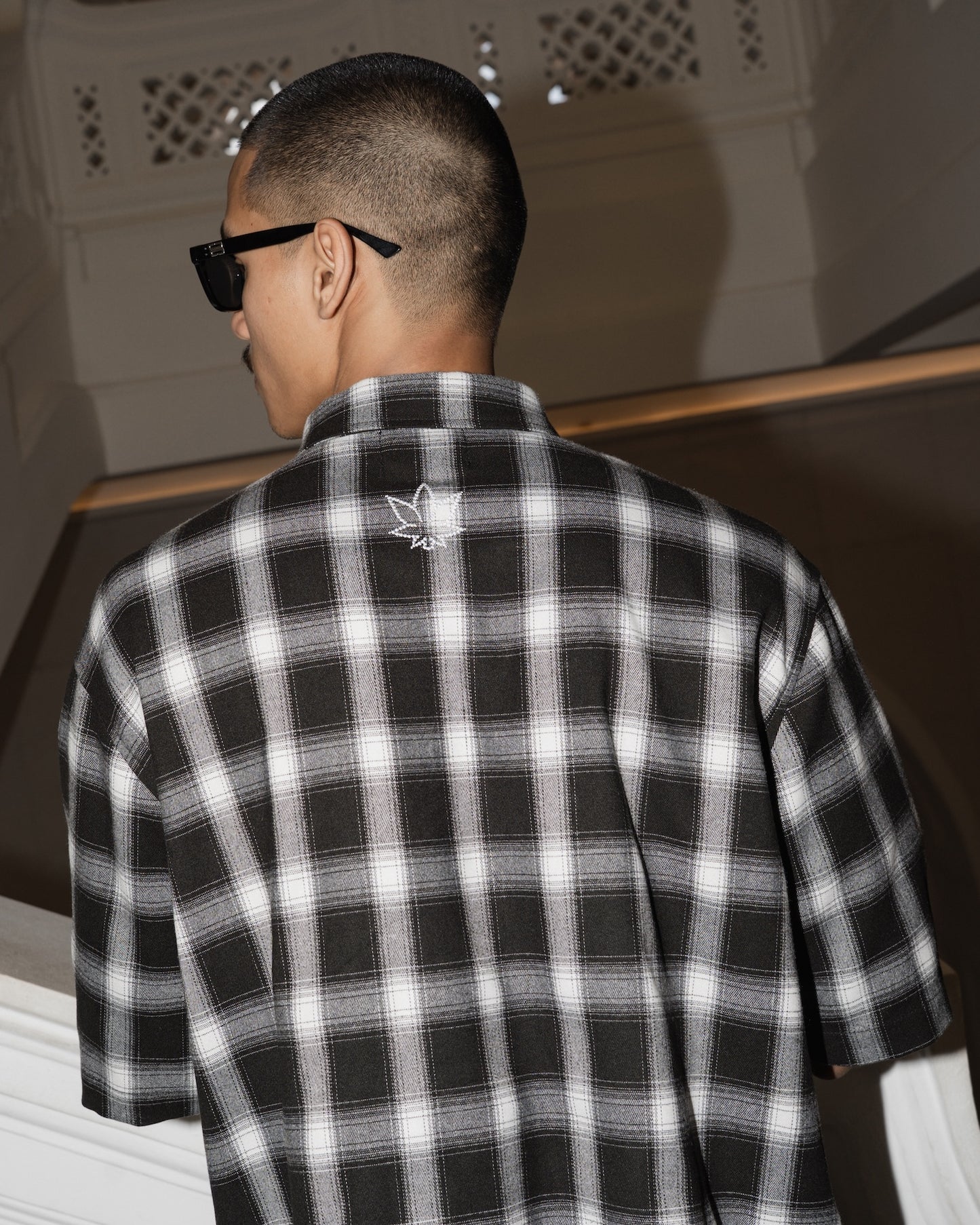 STONED | Pearl Flannel Black - SWAGANZ