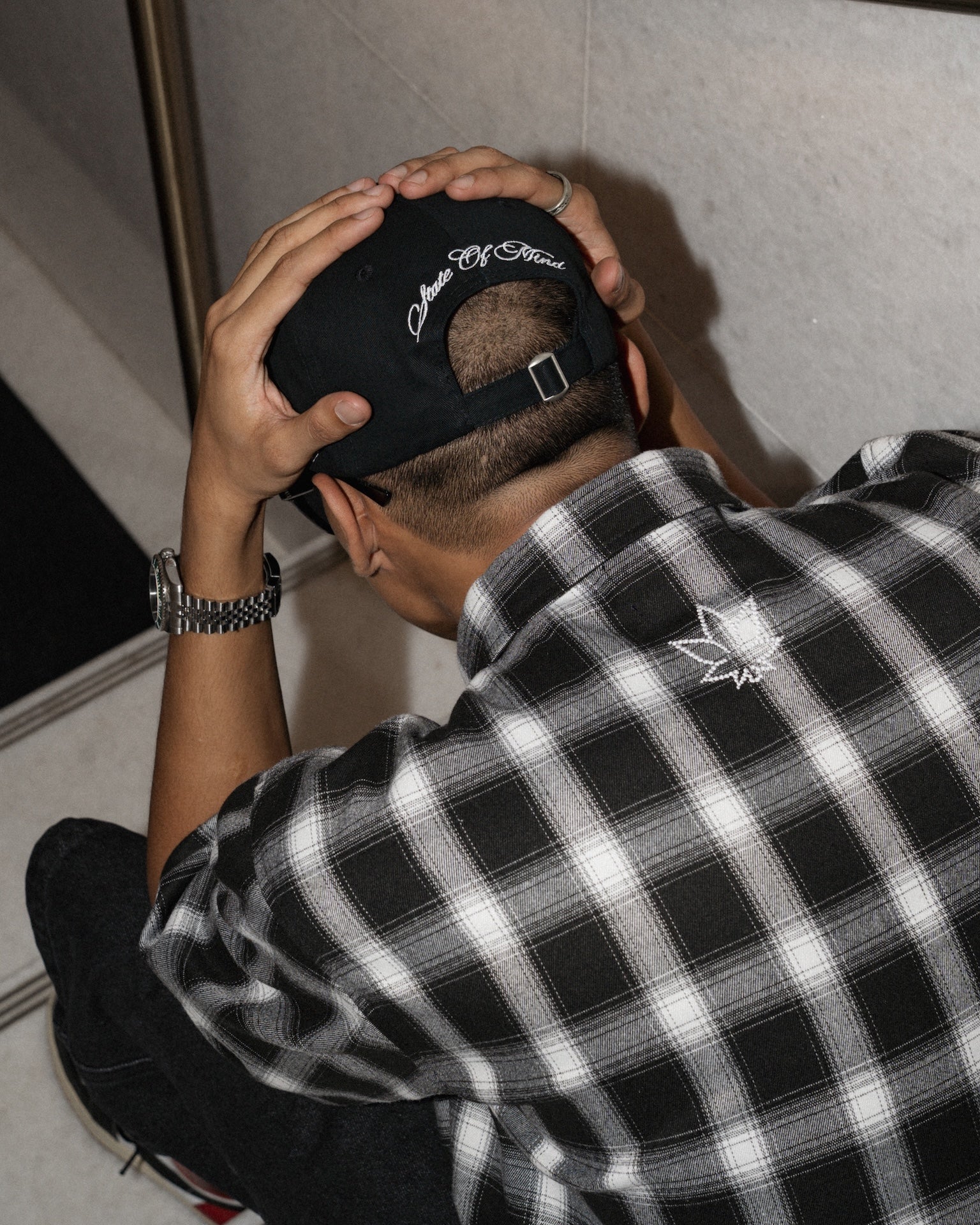 STONED | Pearl Flannel Black - SWAGANZ