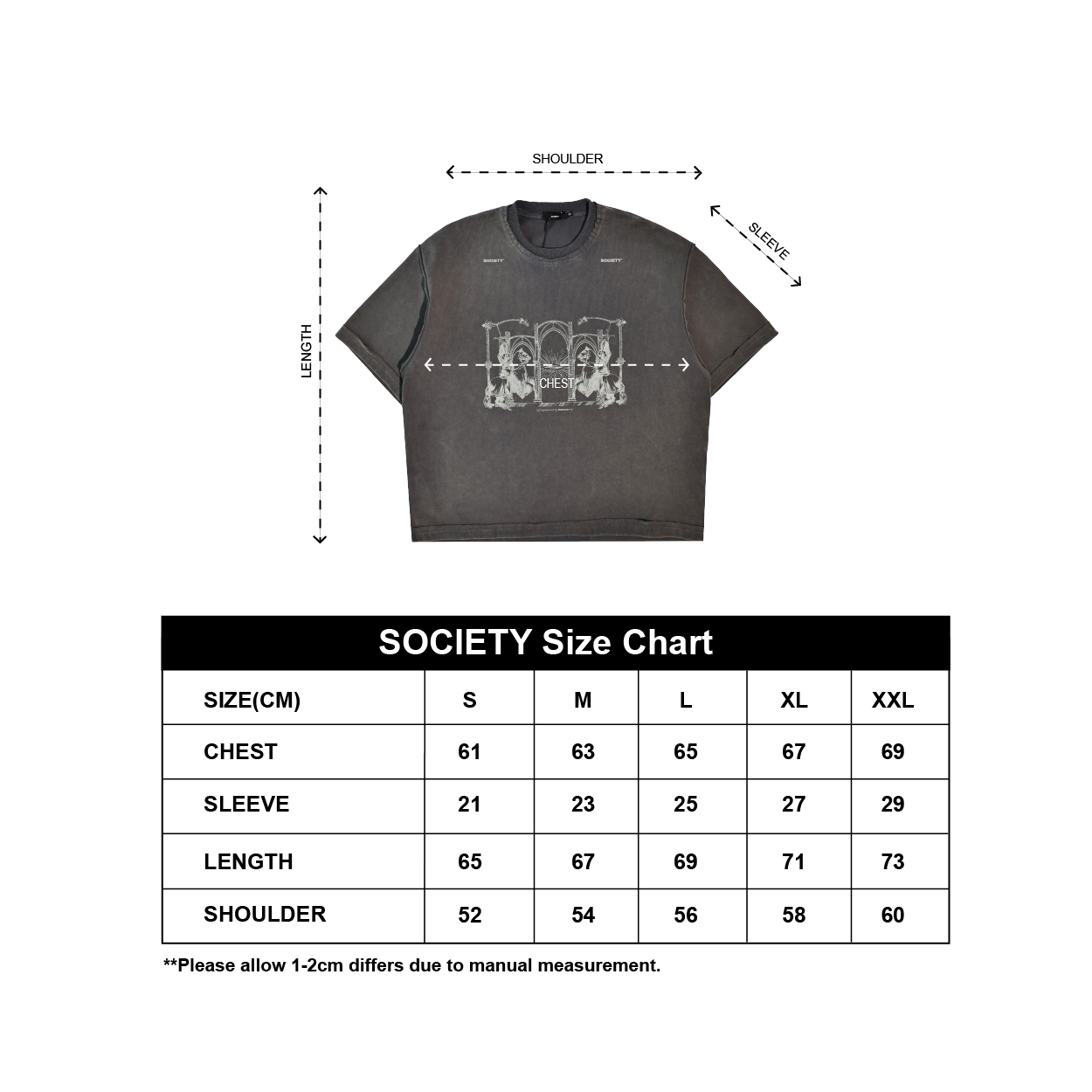 SOCIETY | eye of society tee brown - SWAGANZ