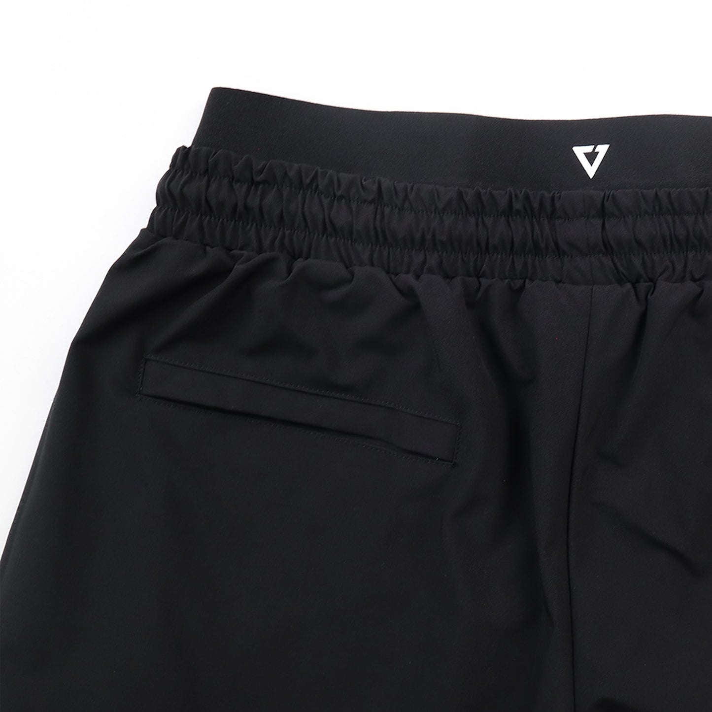 EGLAF | Sculpta Elastic Waist Shorts Black - SWAGANZ
