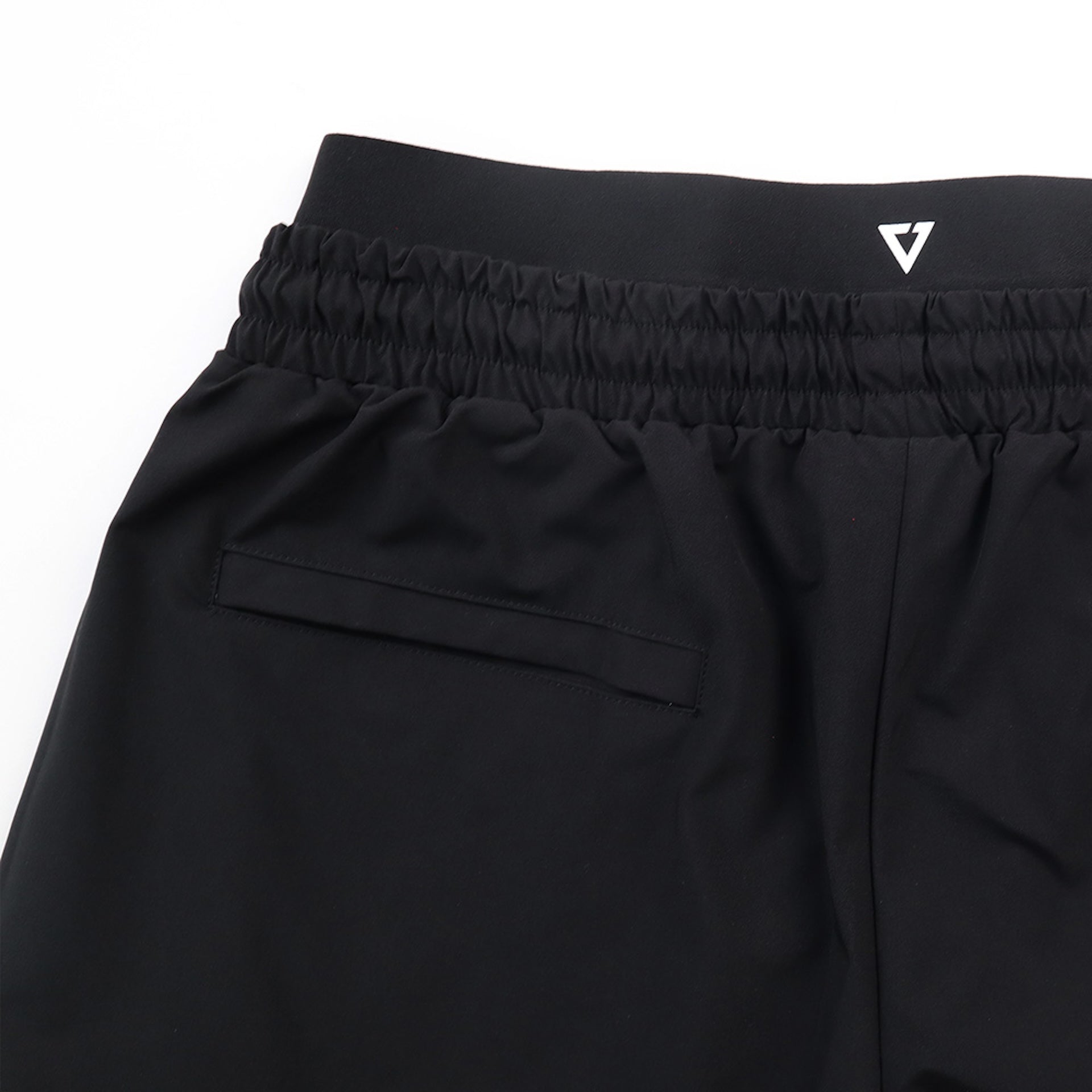 EGLAF | Sculpta Elastic Waist Shorts Black - SWAGANZ