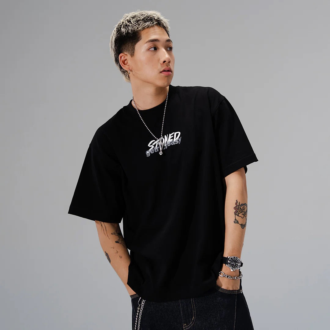 STONED | Genetic Original Logo Tee Black