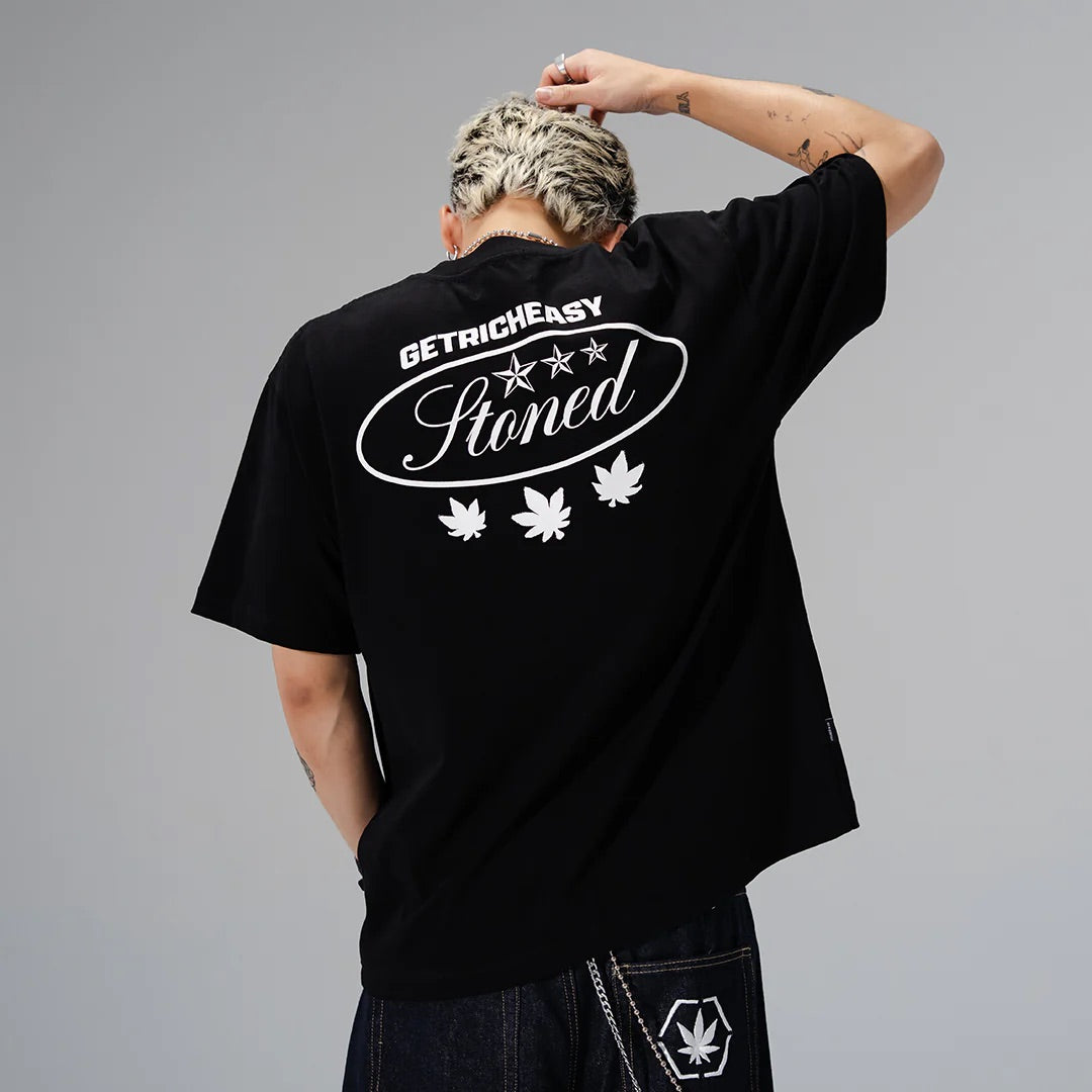 STONED | Genetic Original Logo Tee Black