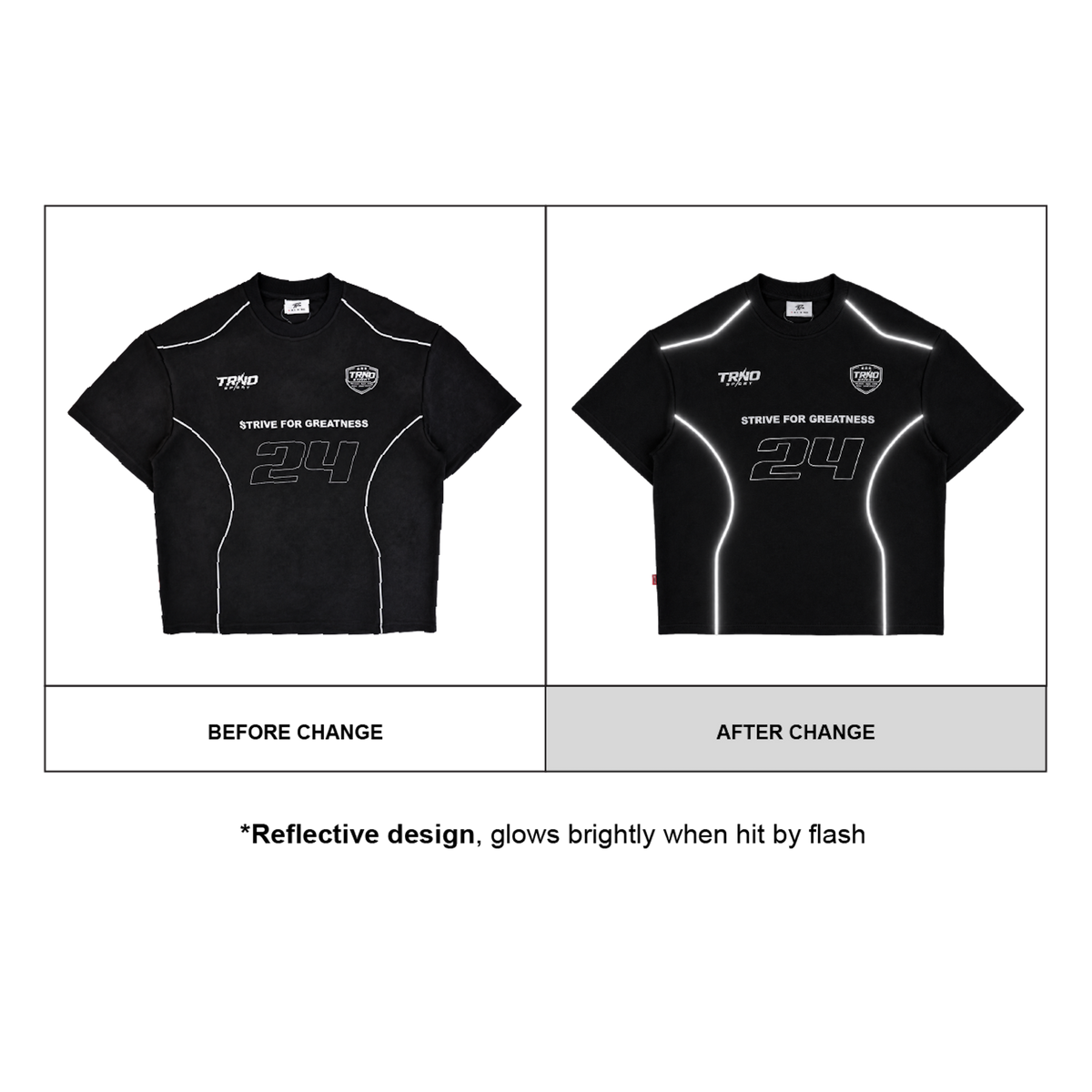 TRNO | Project 24 Reflective T-Shirt - SWAGANZ