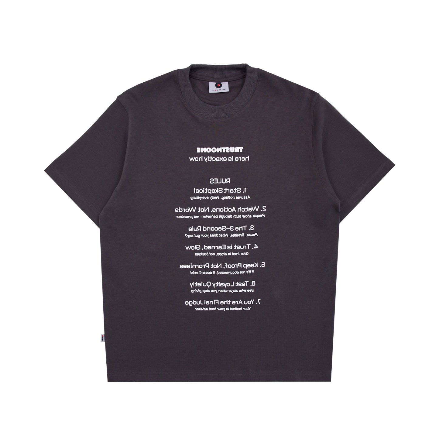 TRNO | Mirrorverse Tee Black