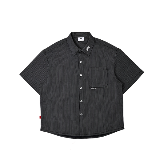 TRNO Grid Shirt Black