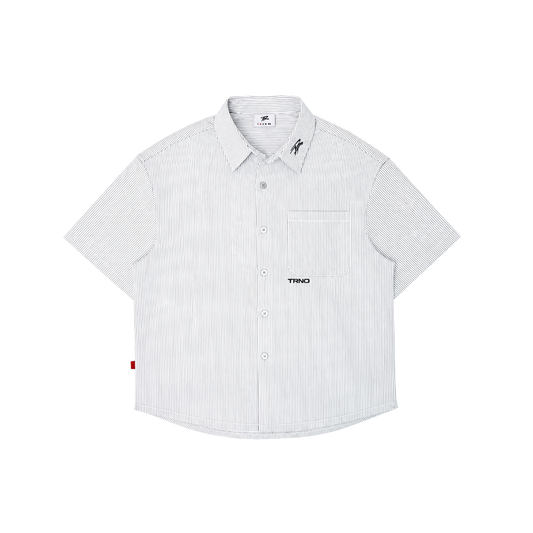 TRNO Grid Shirt White