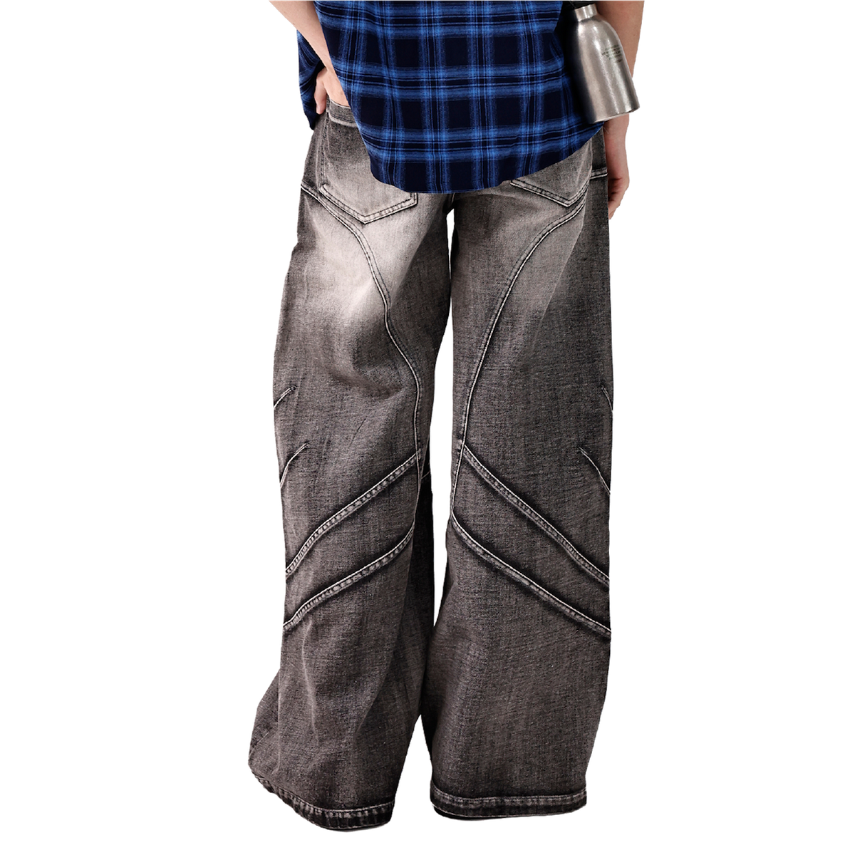 TRNO Arc Denim Pants Black