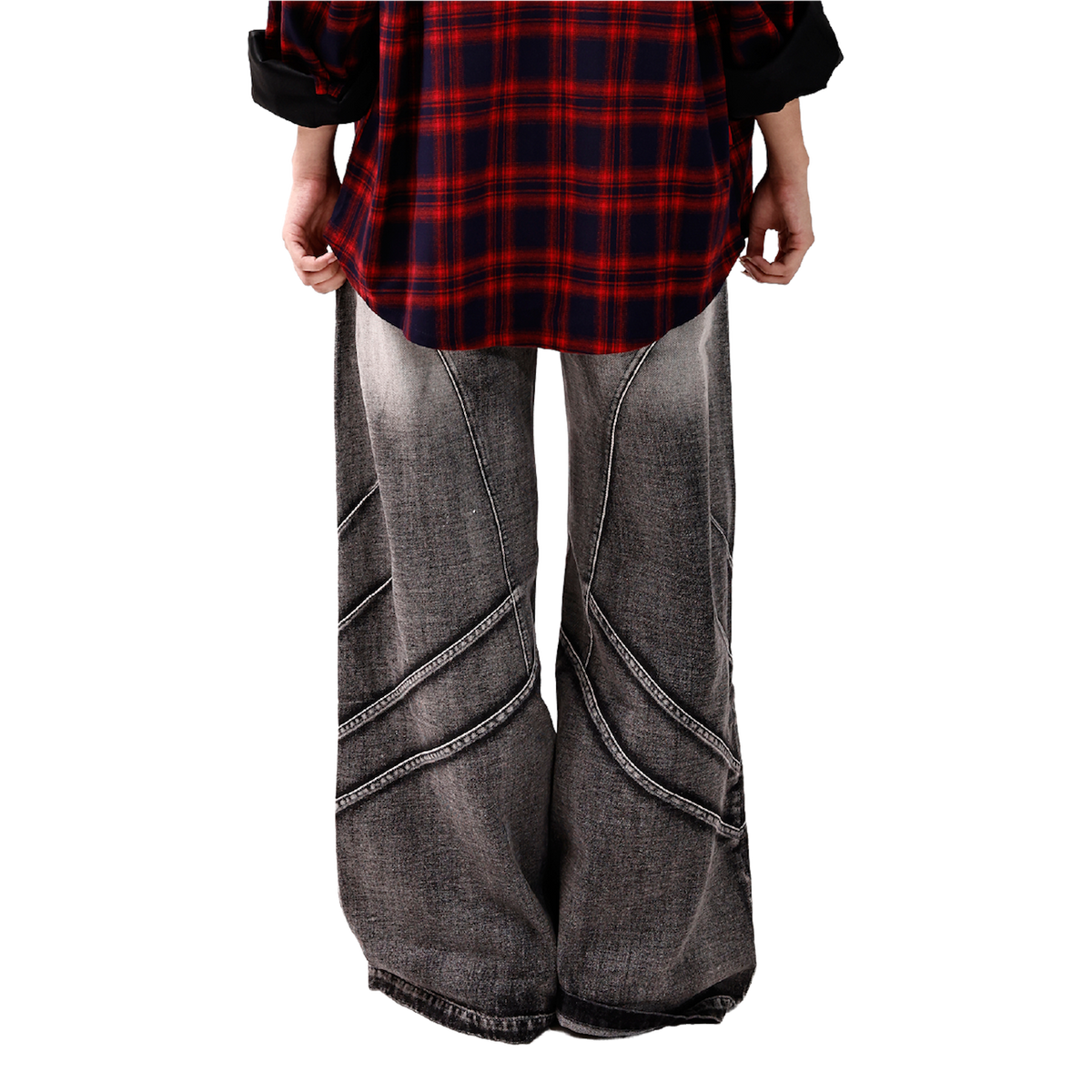 TRNO Arc Denim Pants Black