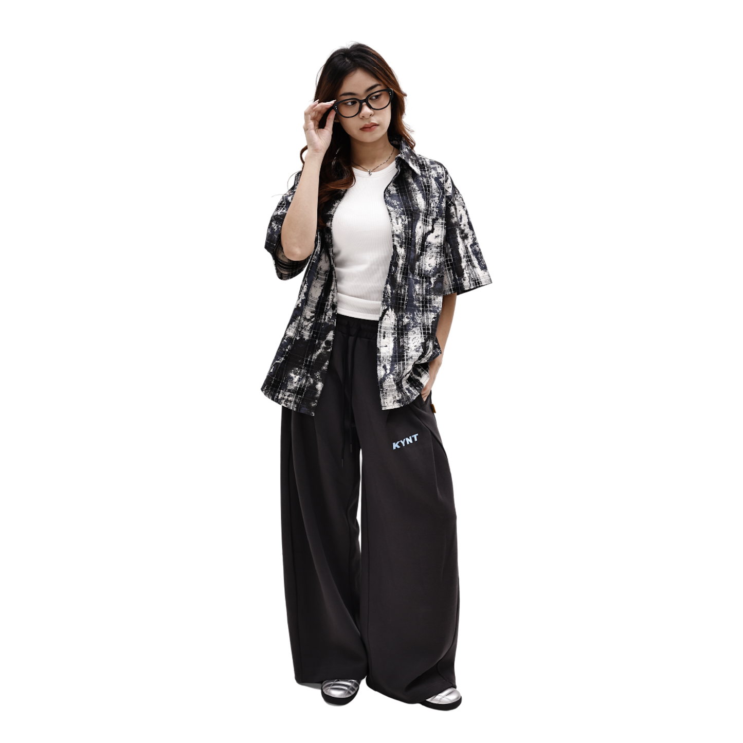 TRNO | Eclipse Shirt Black/White