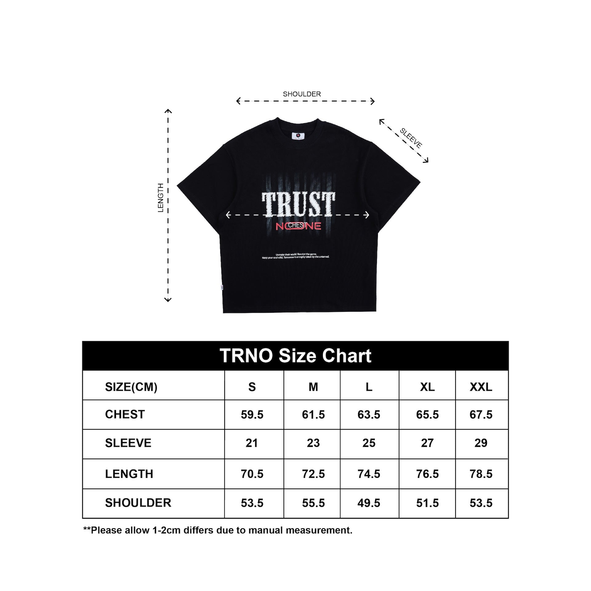 TRNO | Blur Tee Black - SWAGANZ