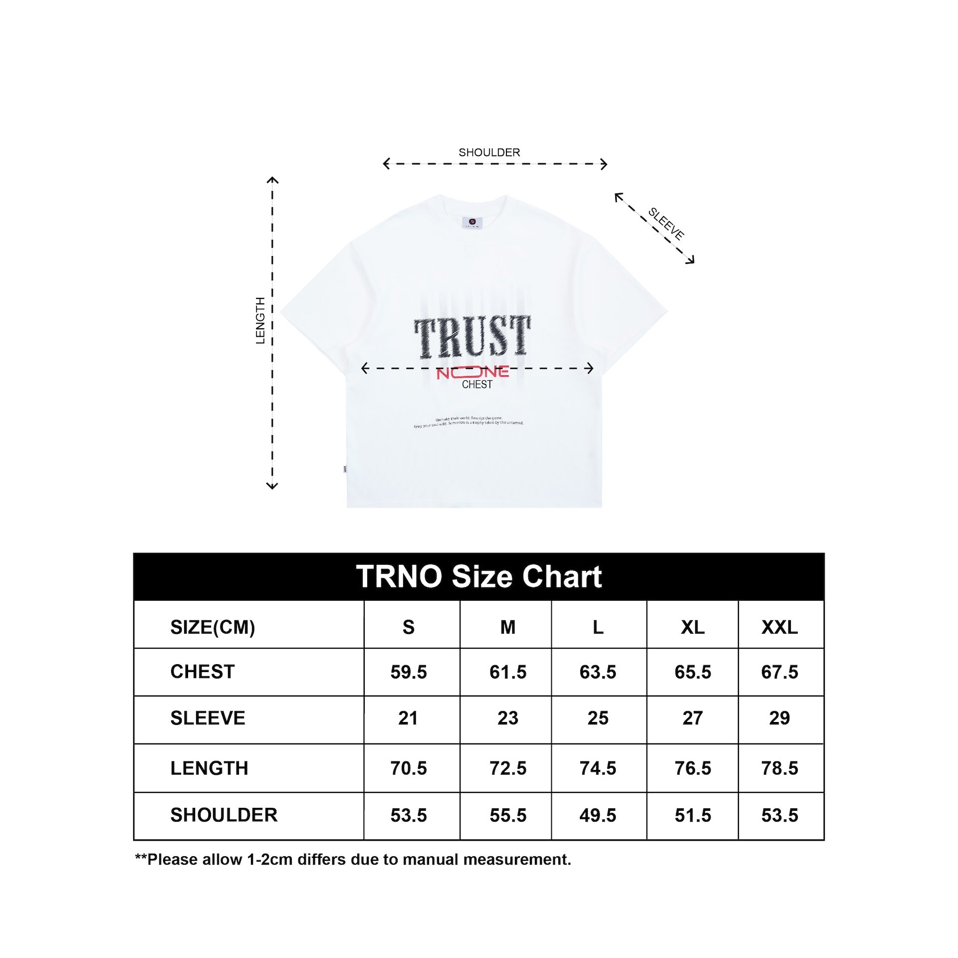 TRNO | Blur Tee White - SWAGANZ