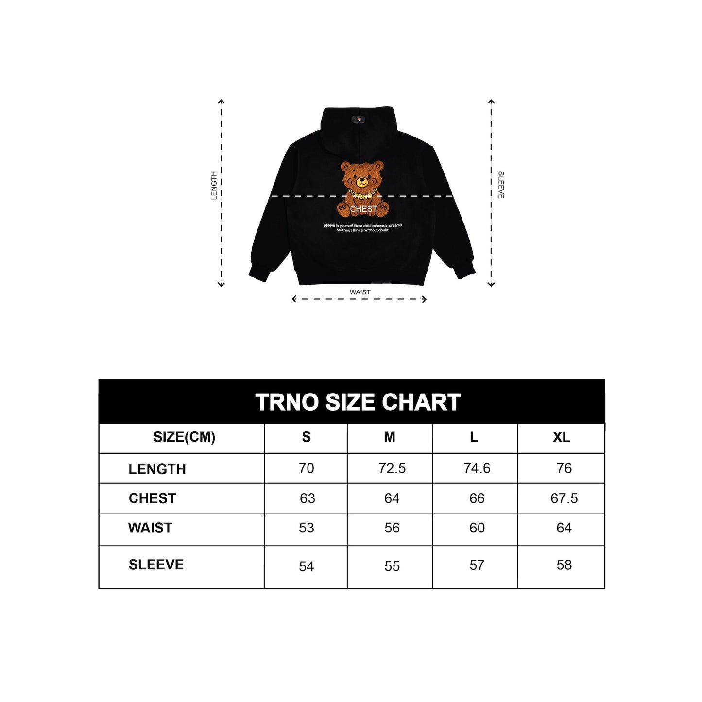 TRNO | Honey Trap Hoodie Black