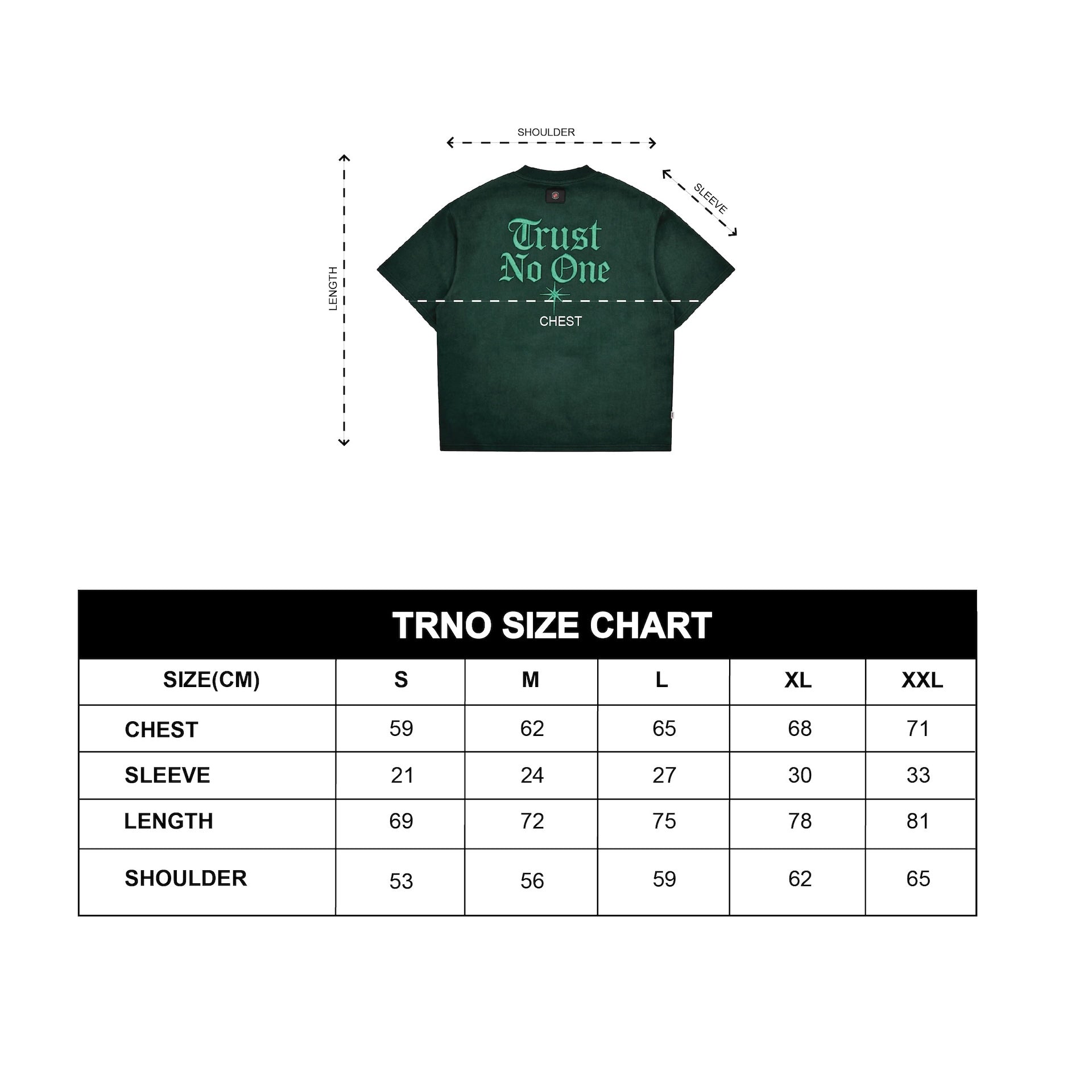 TRNO | Blackout Tee Green - SWAGANZ