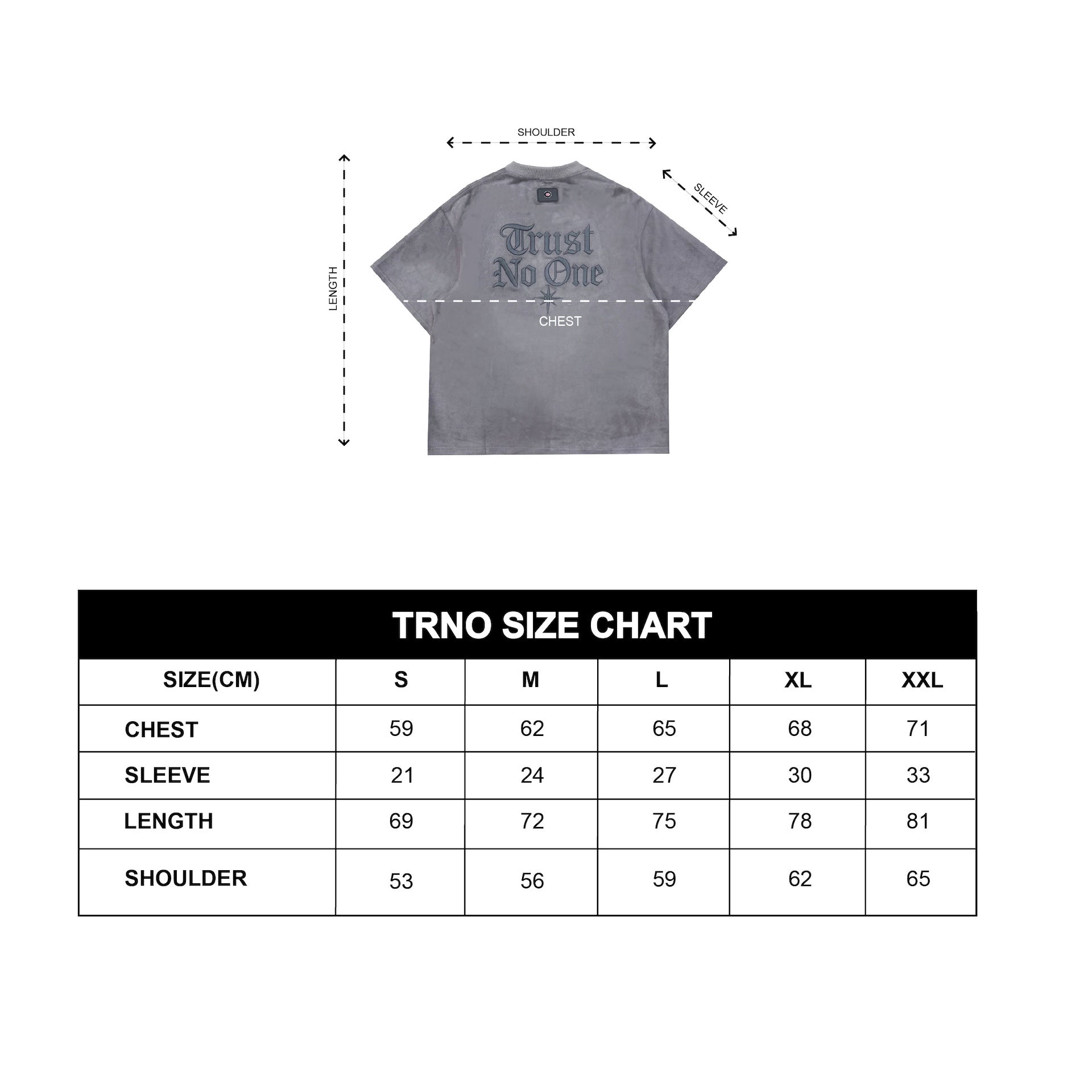 TRNO | Blackout Tee Smoke Grey (Pre-Order Est. 20th May Ship Out) - SWAGANZ