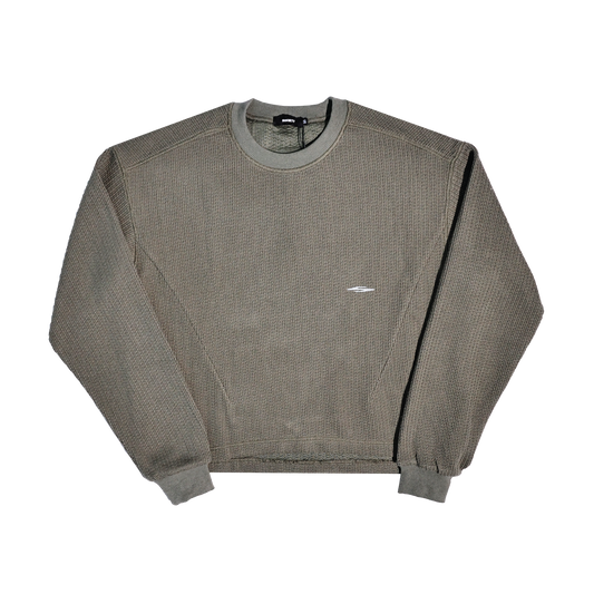 SOCIETY | Orda Mechanica Knitted Uniform L/S Green - SWAGANZ
