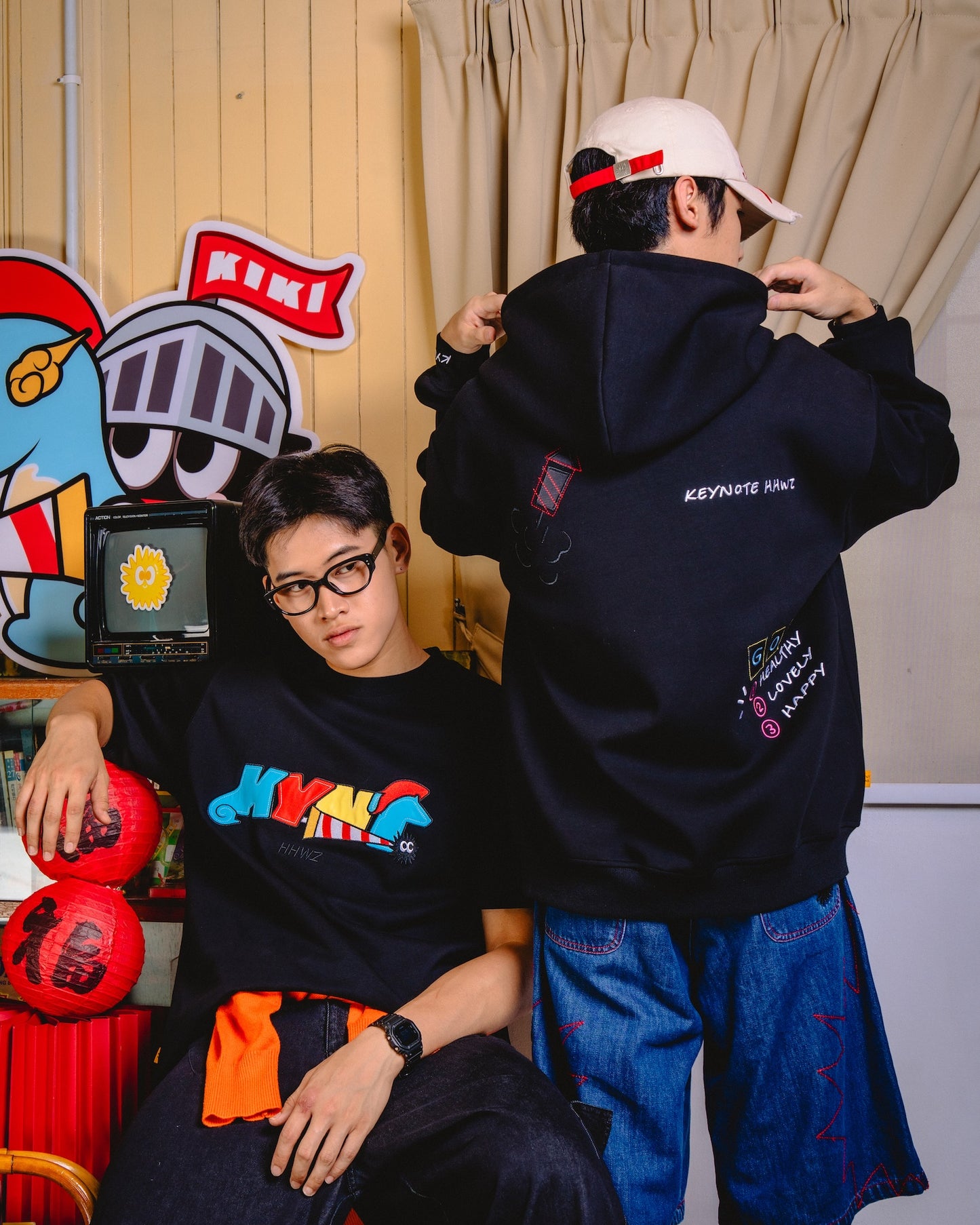 KEYNOTE | Ki-Goal Pullover Hoodie Black - SWAGANZ