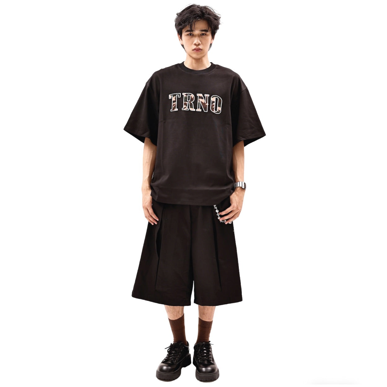 TRNO | Varsity Tee Grigio - SWAGANZ